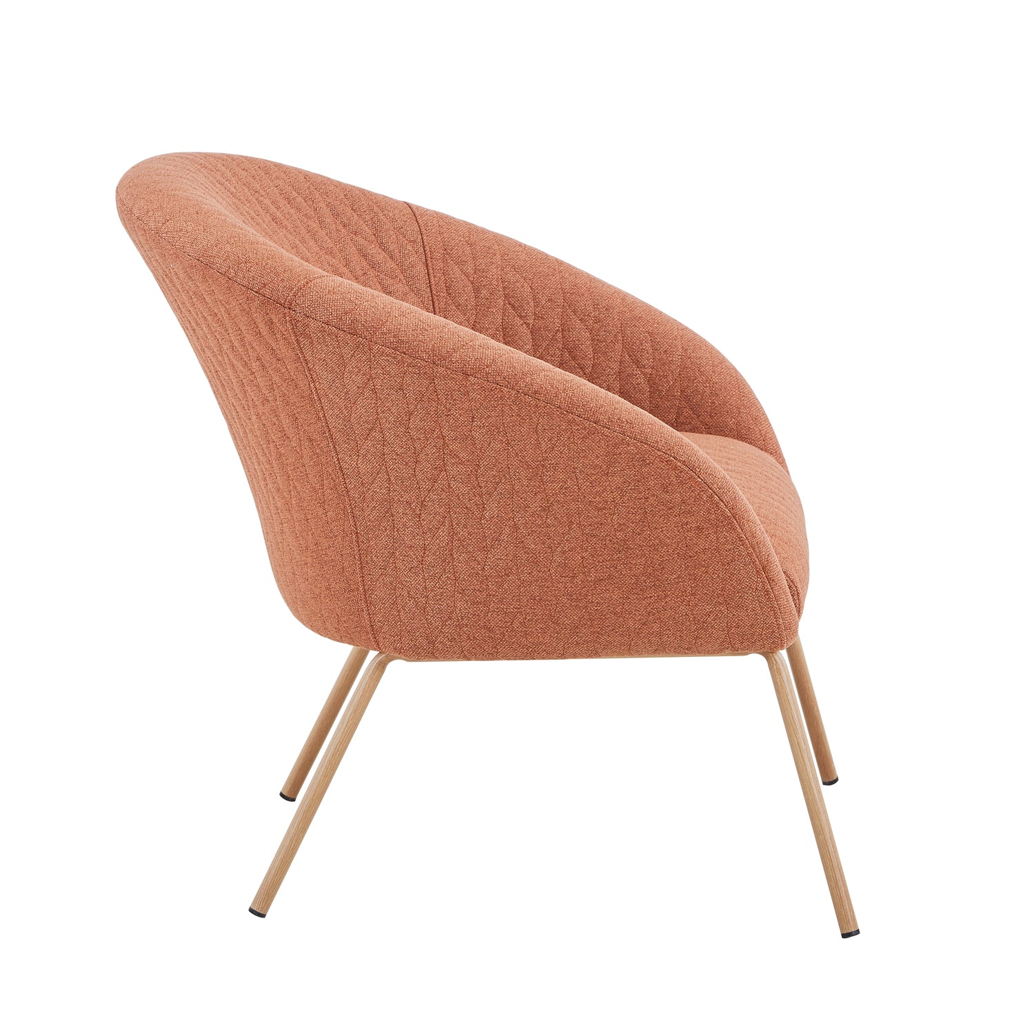 Poltrona Saray Lino Naranja, Natural