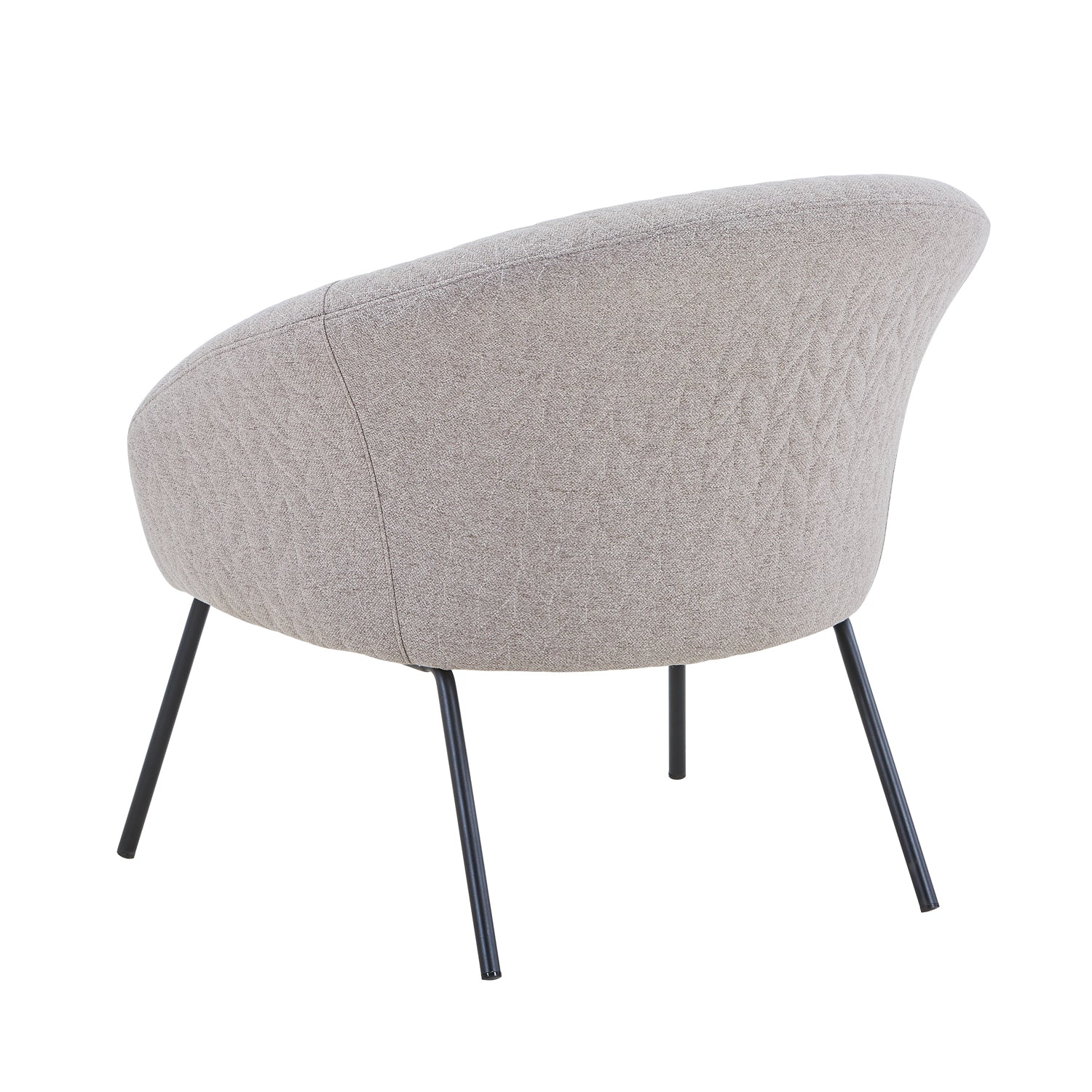 Poltrona Saray Lino Taupe, Negro