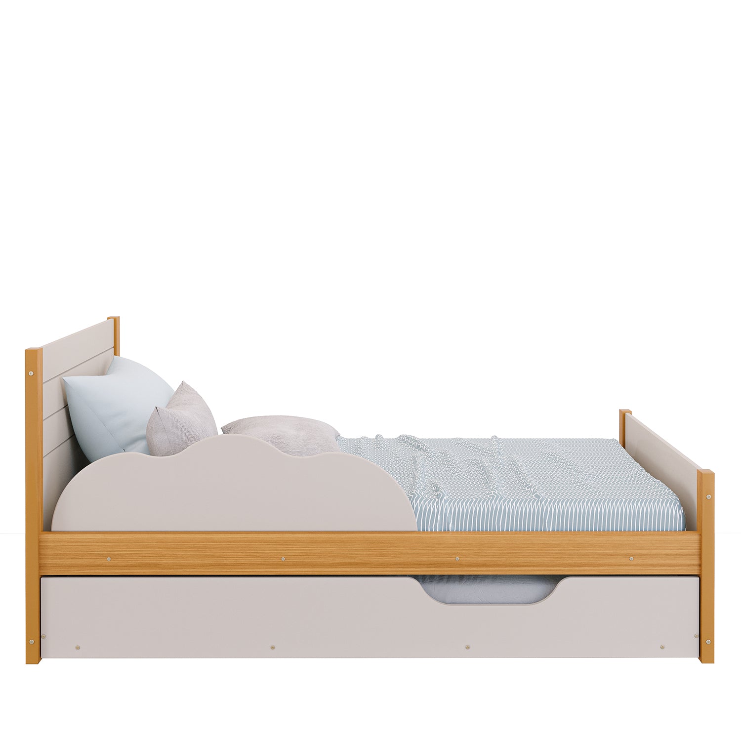 Cama Nido 1.00 Gerry Natural, Off White