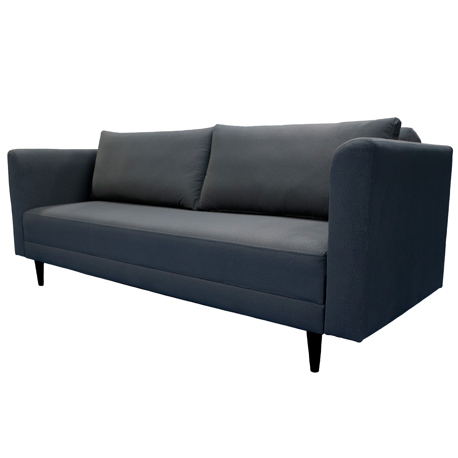 Sofá Cama Amberes Velvet Yalel Gris, Caoba