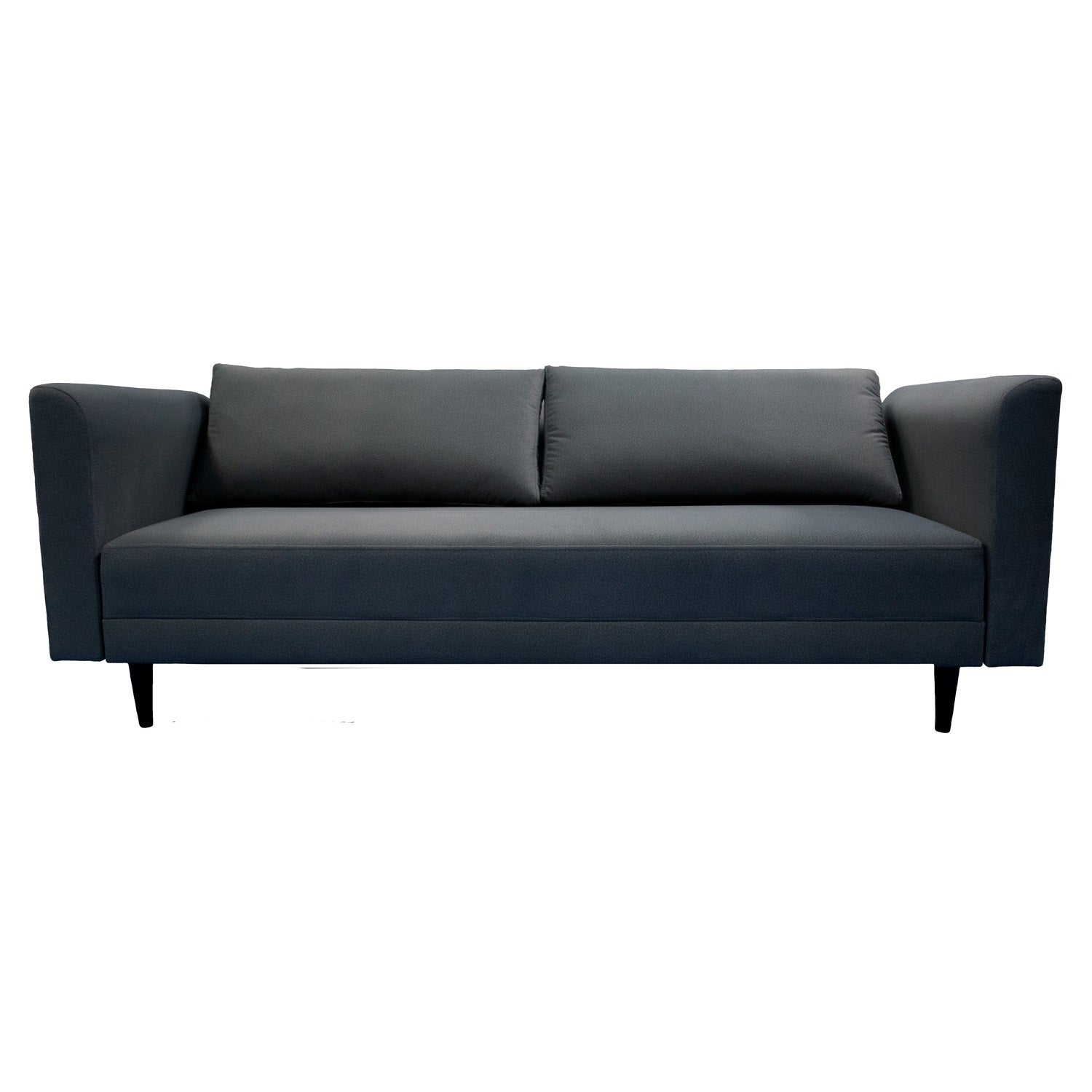 Sofá Cama Amberes Velvet Yalel Gris, Caoba