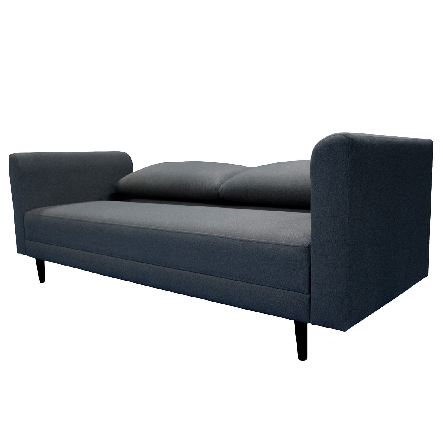 Sofá Cama Amberes Velvet Yalel Gris, Caoba