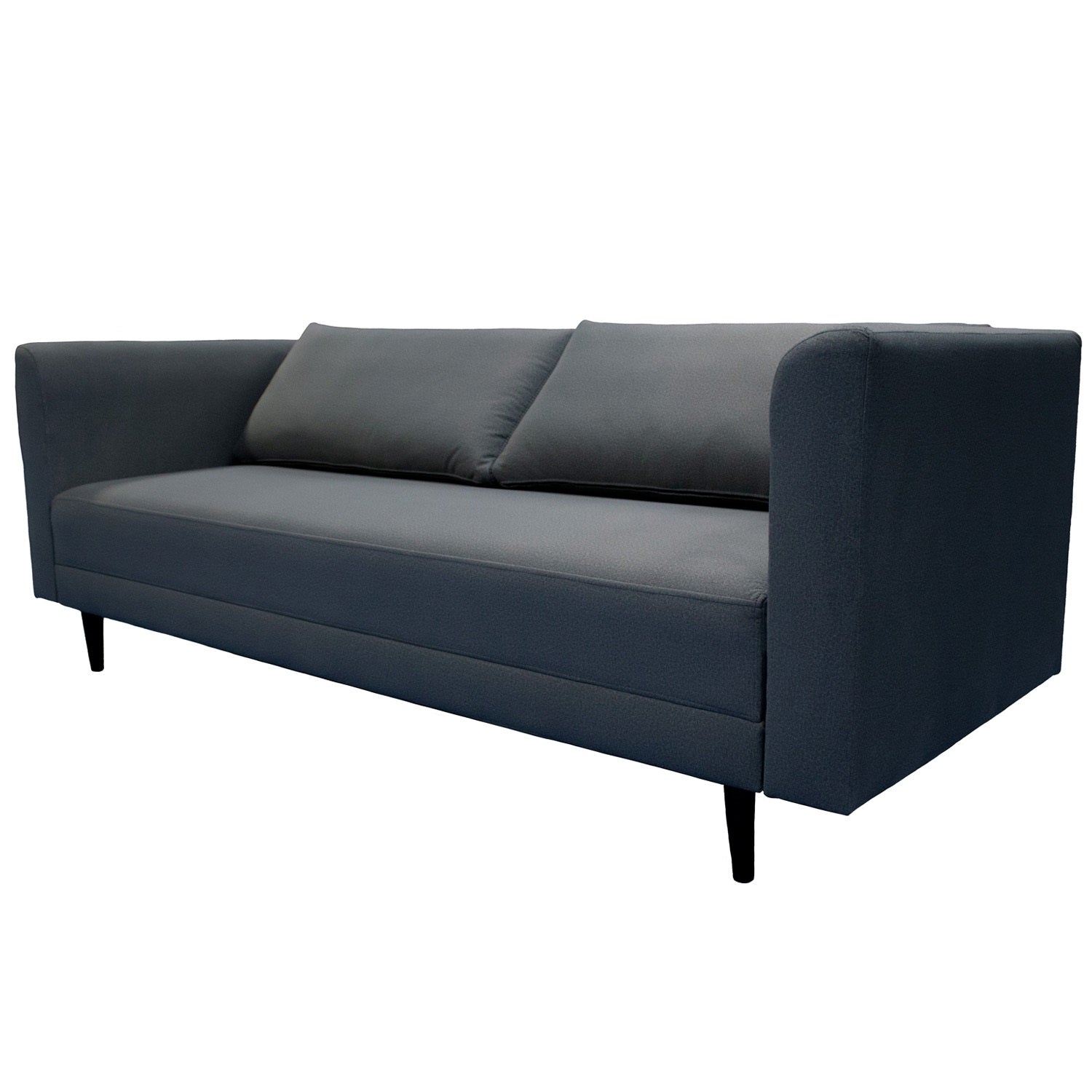 Sofá Cama Amberes Velvet Yalel Gris, Caoba