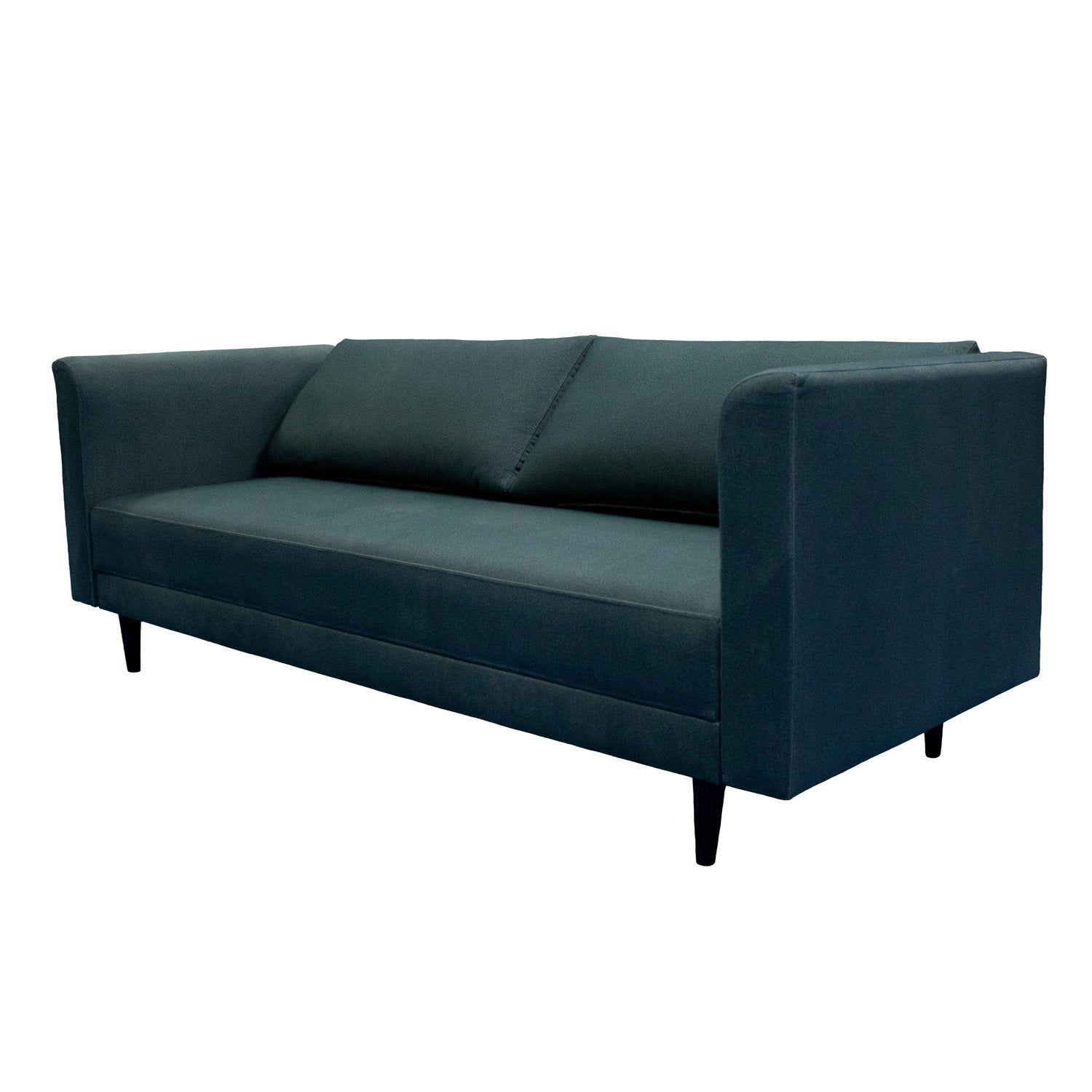 Sofá Cama Amberes Velvet Yalel Petróleo, Caoba