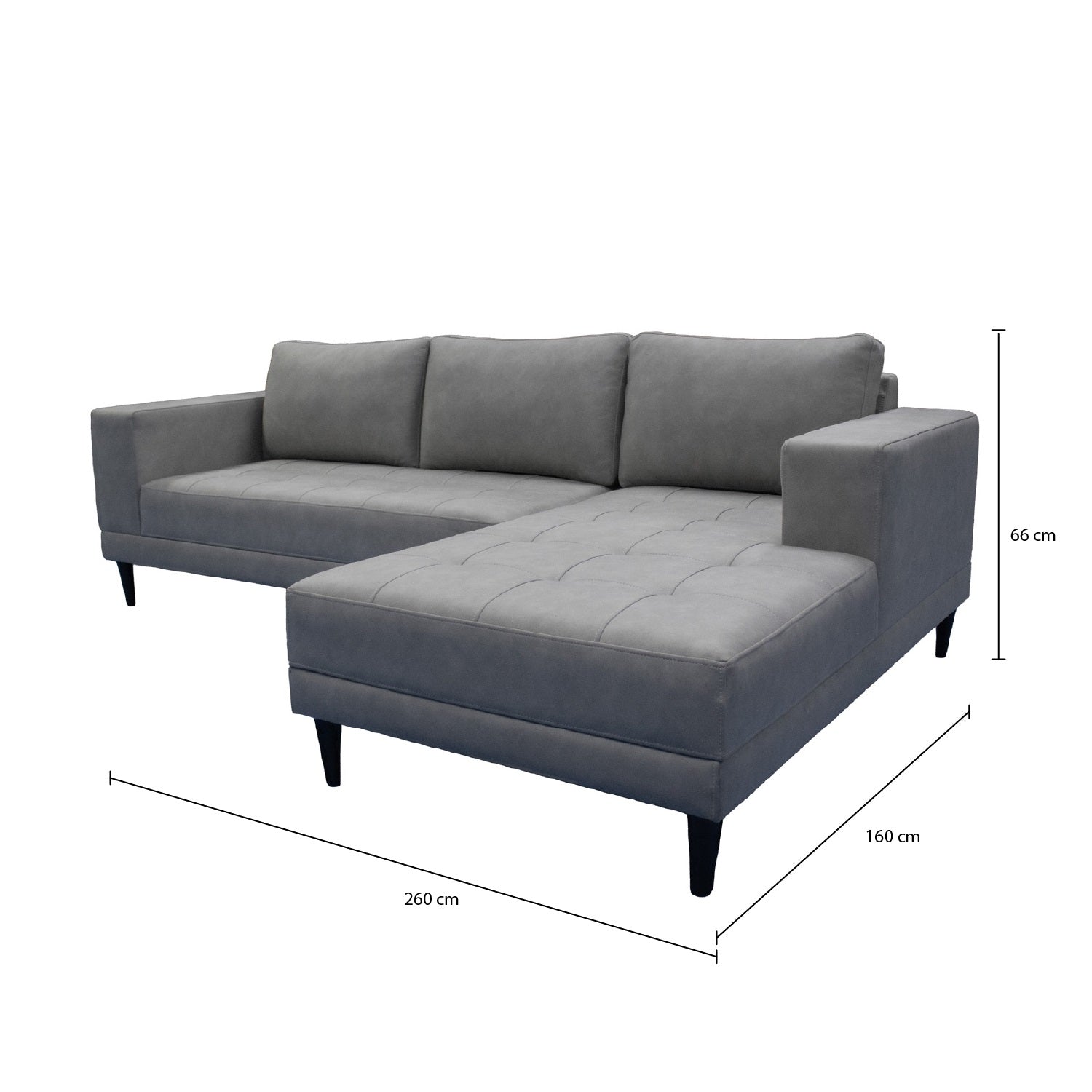 Sofá en L Arezzo Lincoln Taupe Orientación Derecha Premium