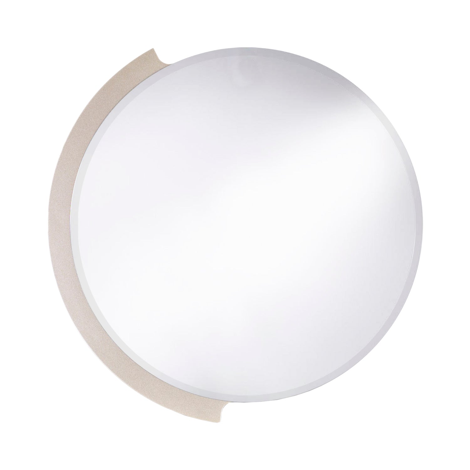 Espejo Circular Manhattan Champaña