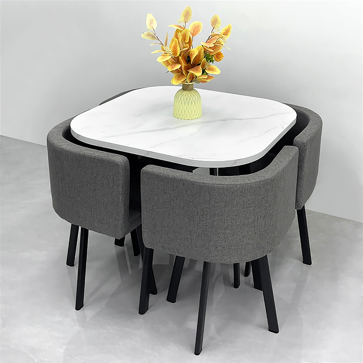 Comedor 4 Puestos Alec Gris