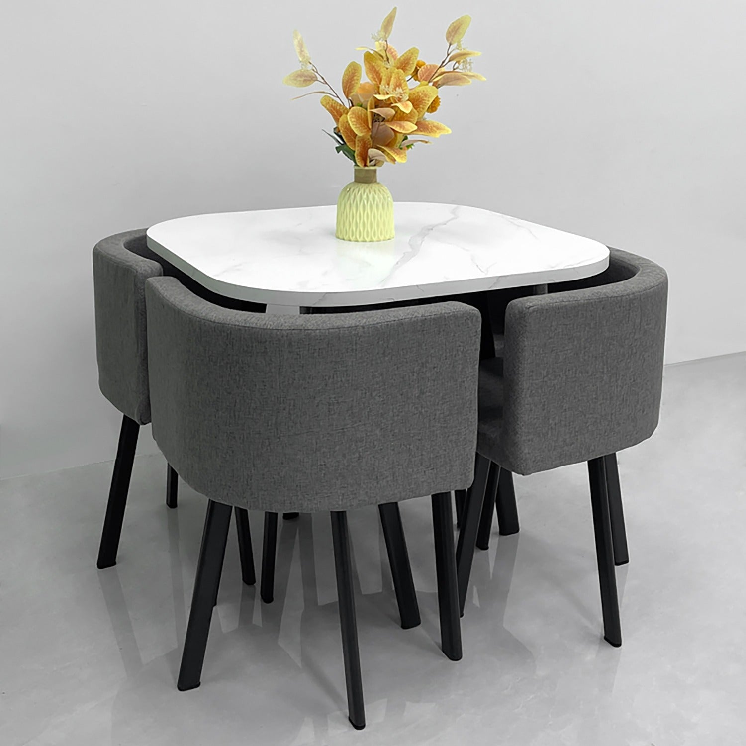 Comedor 4 Puestos Alec Gris