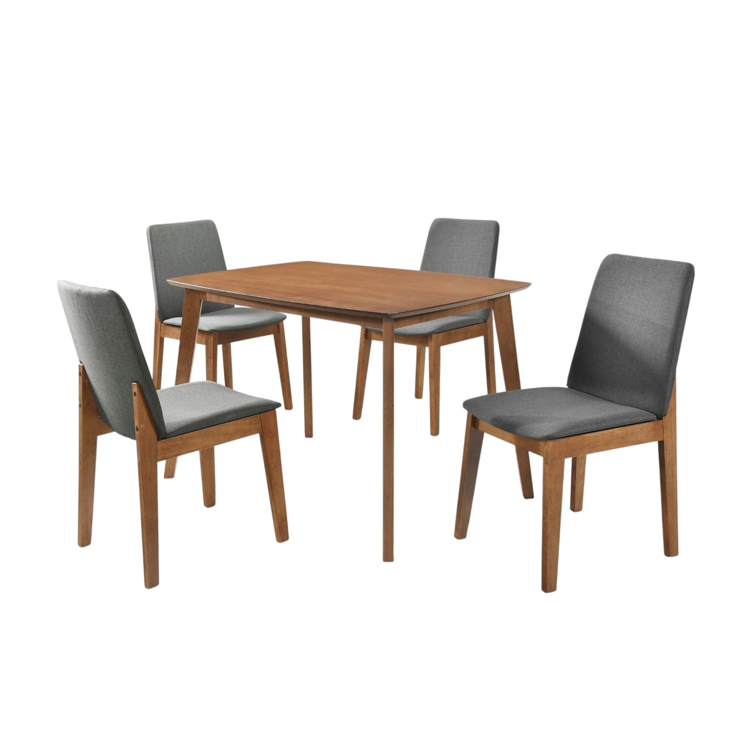 Comedor 4 Puestos Albi Gris Plomo