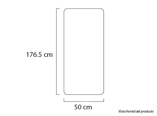 Espejo Manhattan 50X176.5 Champaña