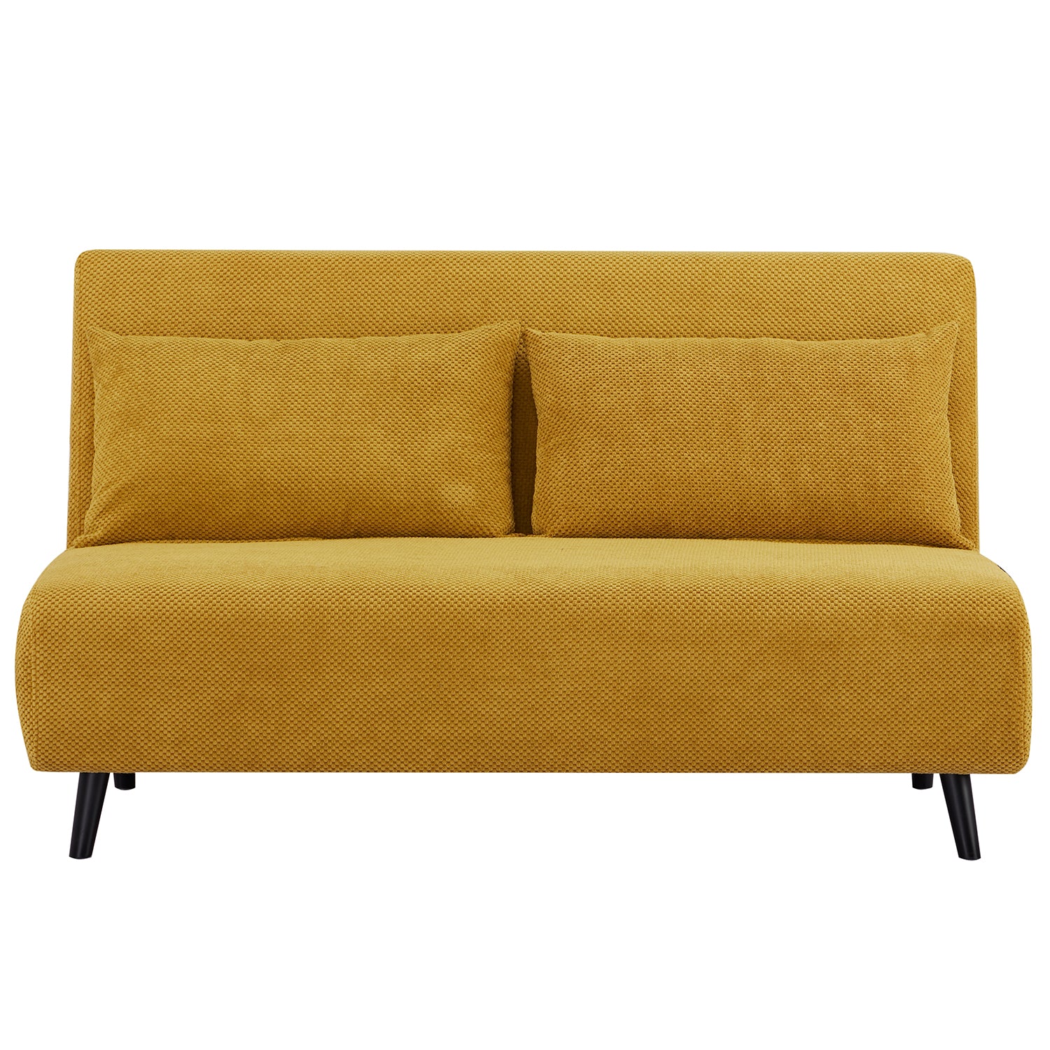 Sofa Cama Full Logan Microfibra Mostaza