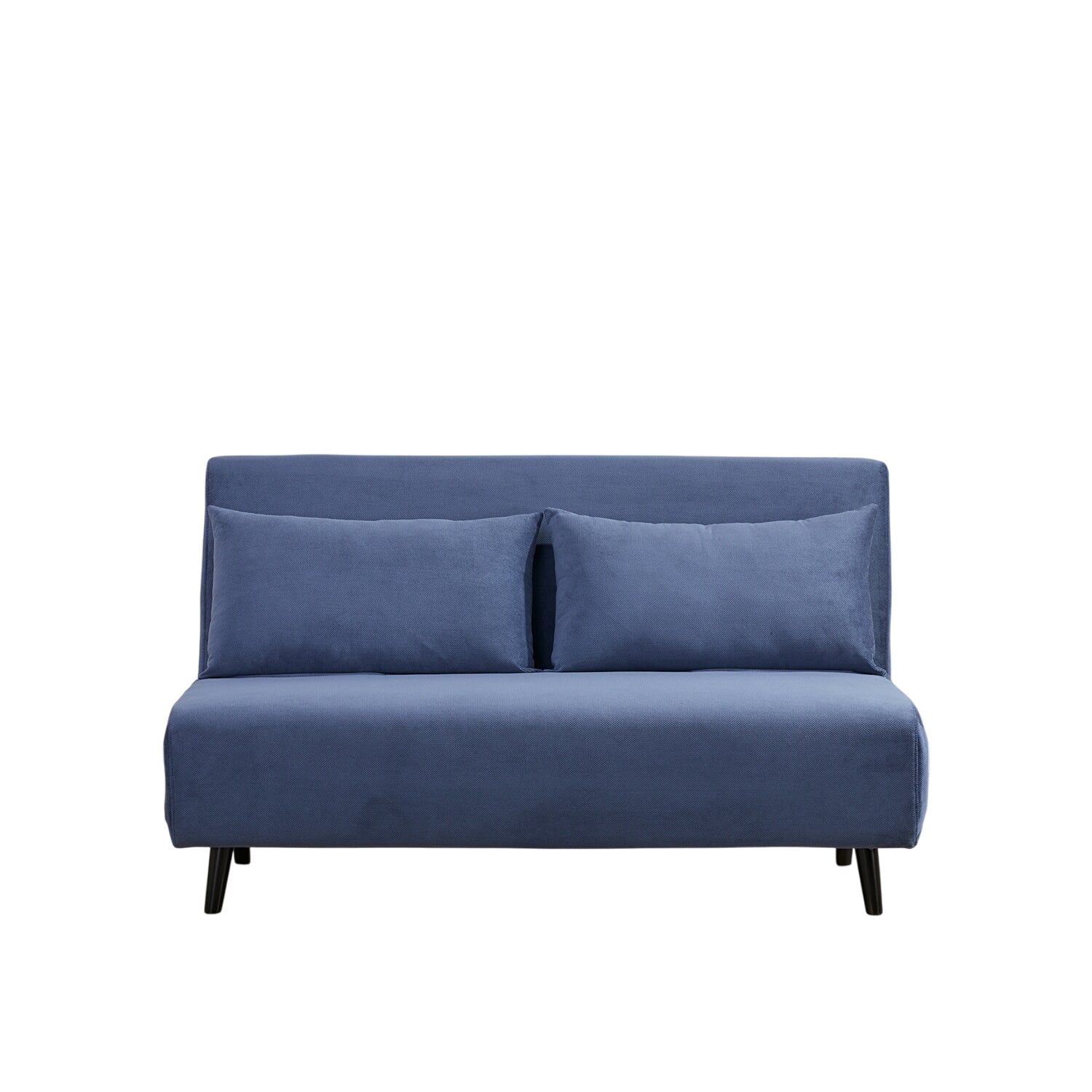 Sofa Cama Full Logan Microfibra Azul