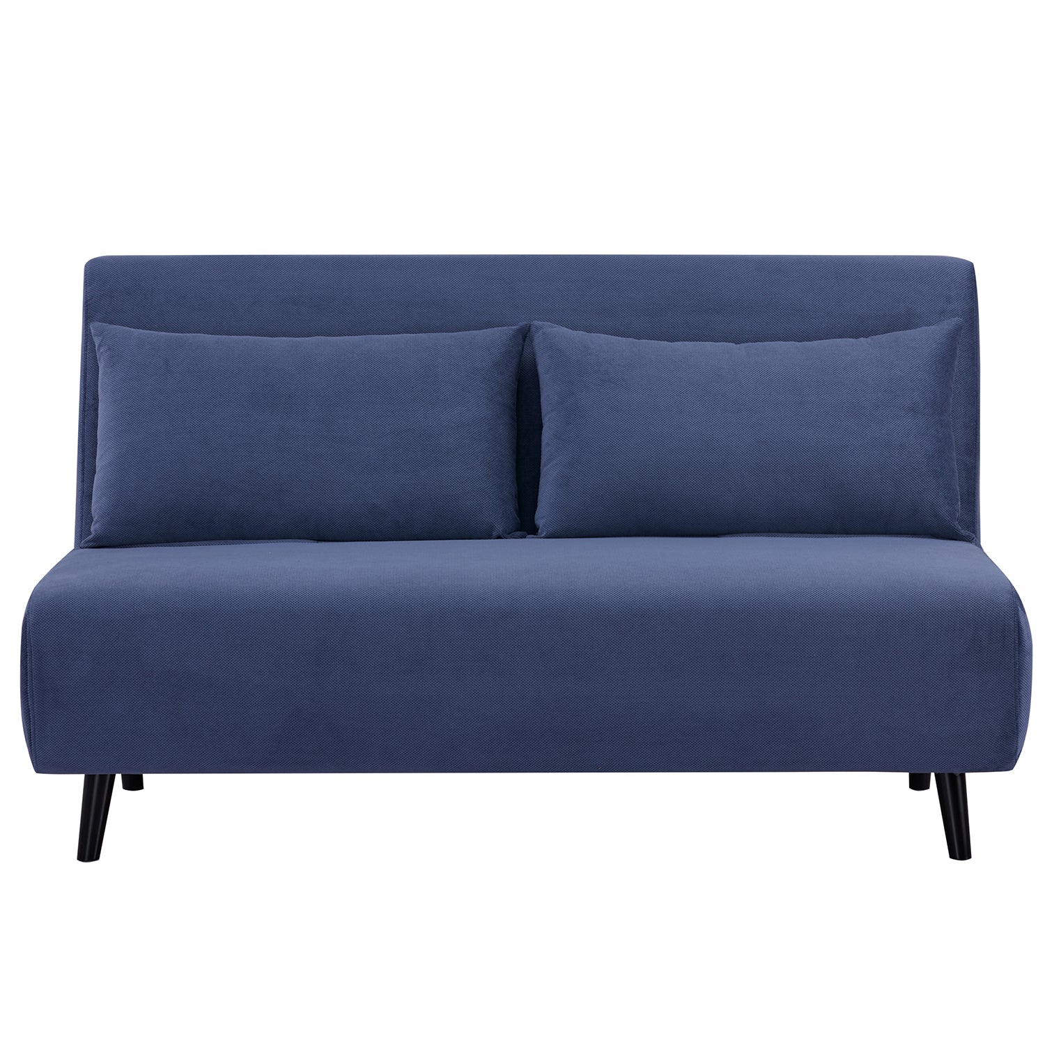 Sofa Cama Full Logan Microfibra Azul