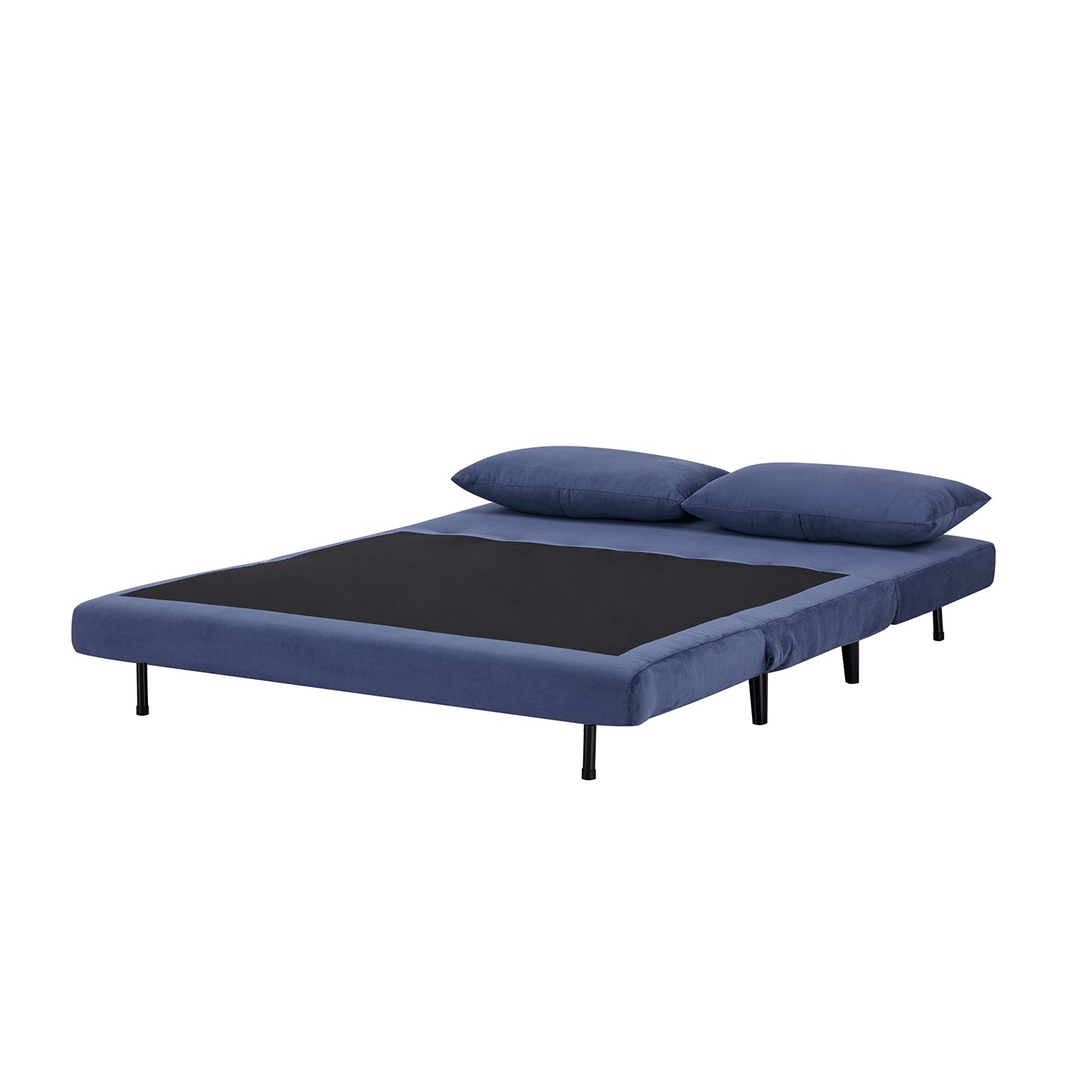 Sofa Cama Full Logan Microfibra Azul