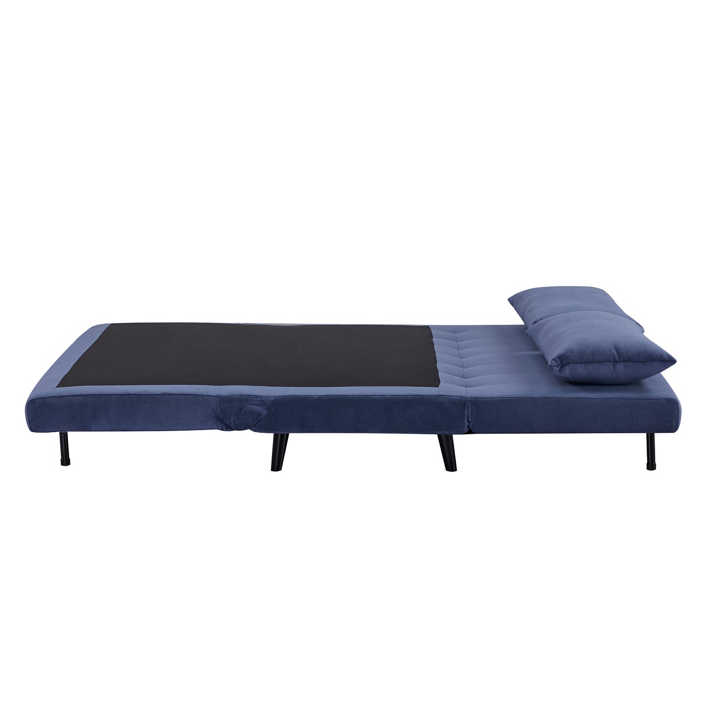 Sofa Cama Full Logan Microfibra Azul