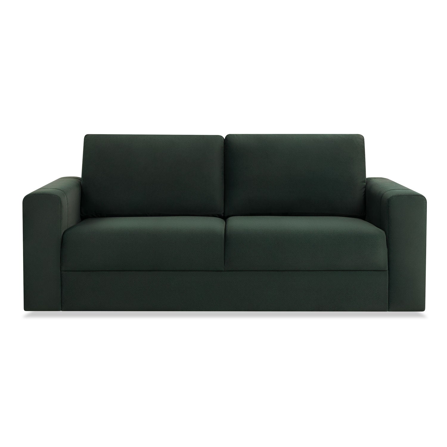 Sofá 3 Puestos Sevilla Velvet Verde, Champaña