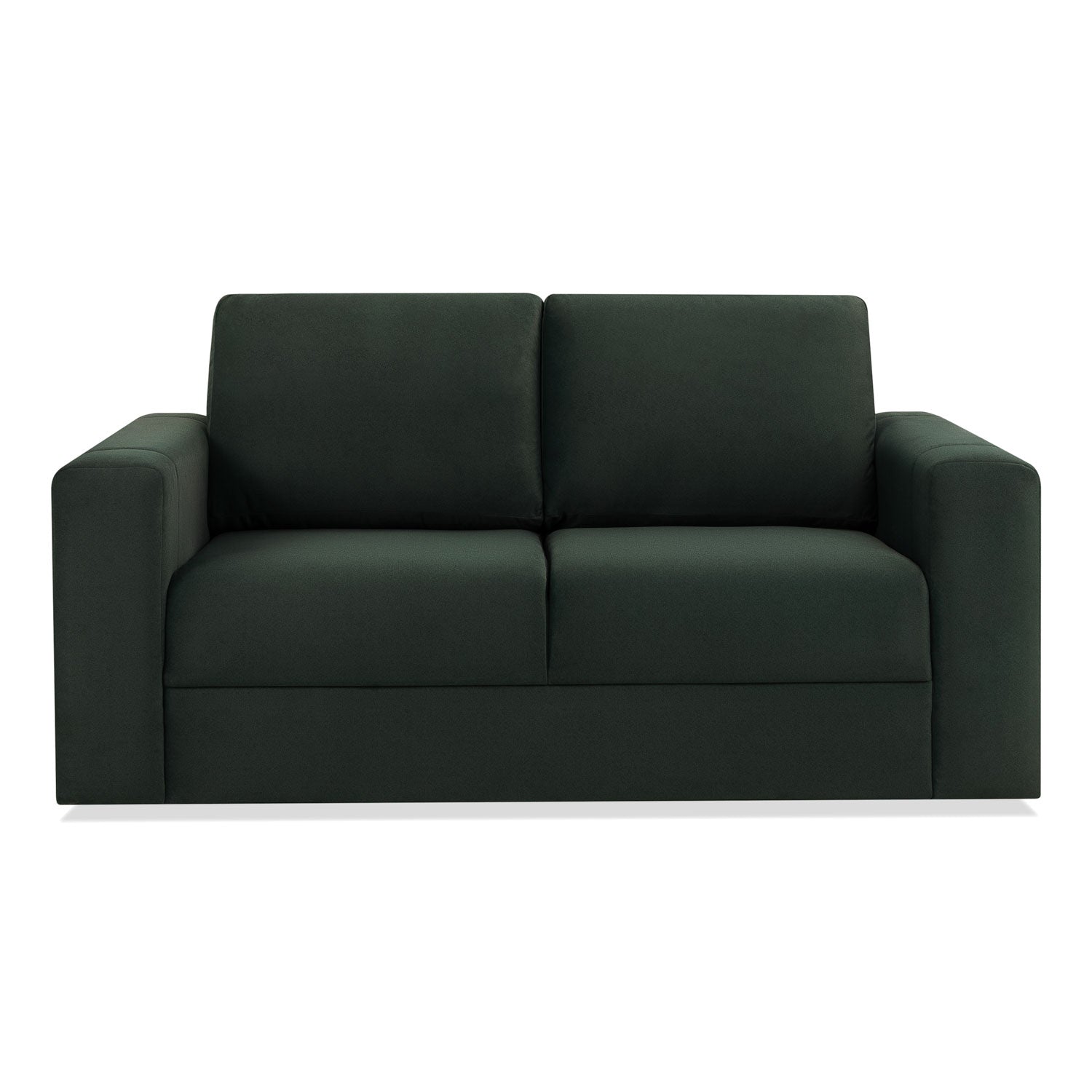 Sofá 2 Puestos Sevilla Velvet Verde, Champaña