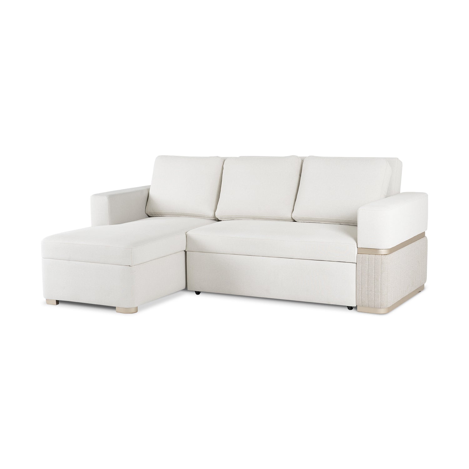 Sala Cama Dior Eurolino Blanco Puro, Beige, Champaña 2 Mts Izquierdo