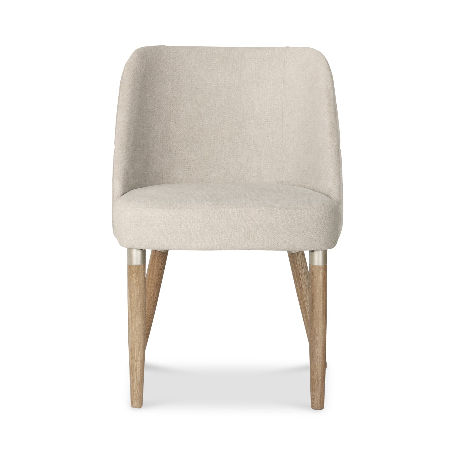 Comedor 4 Puestos Nicole Lino Impetu Beige, Natural