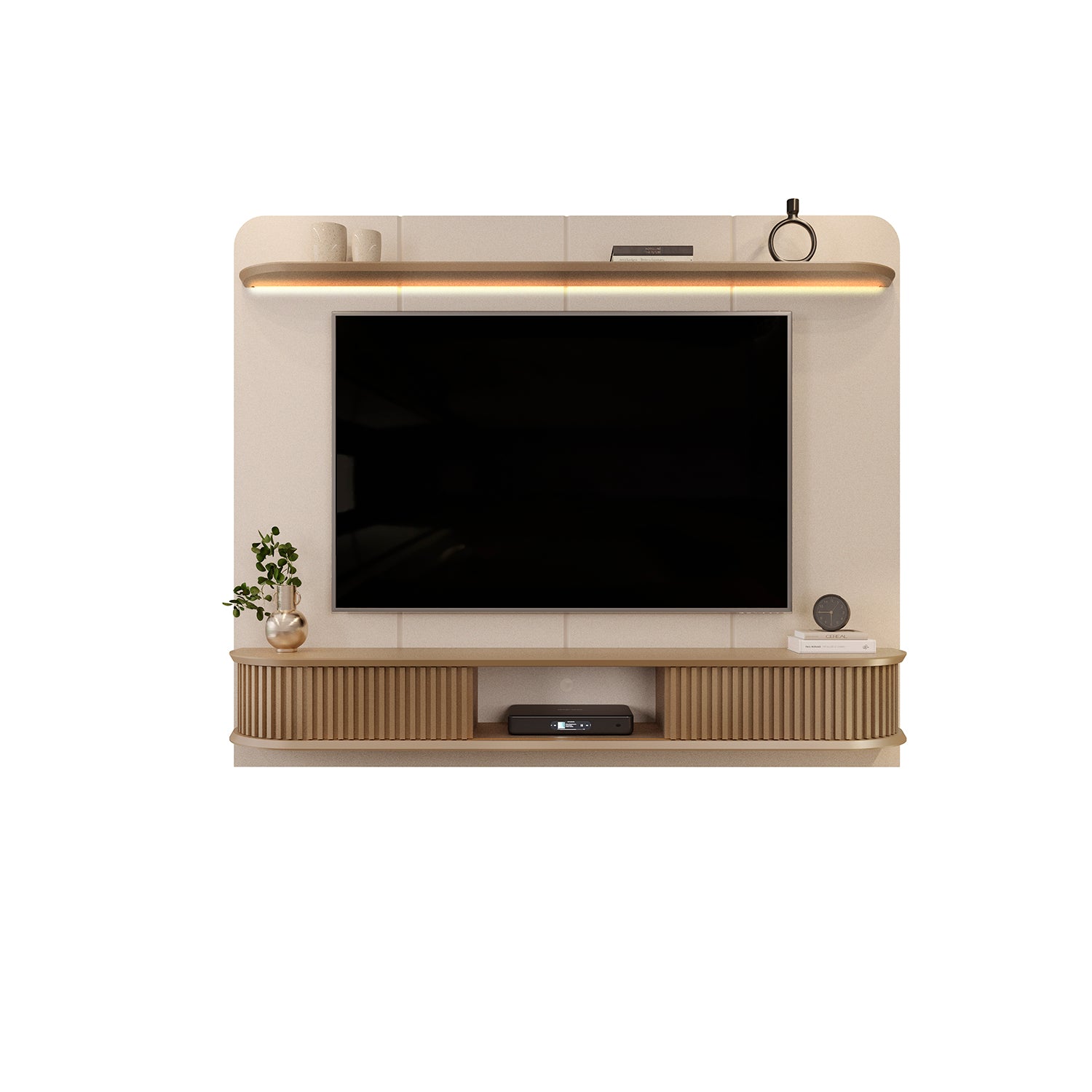 Panel De Tv Cami 215X169X38 Perla Champana