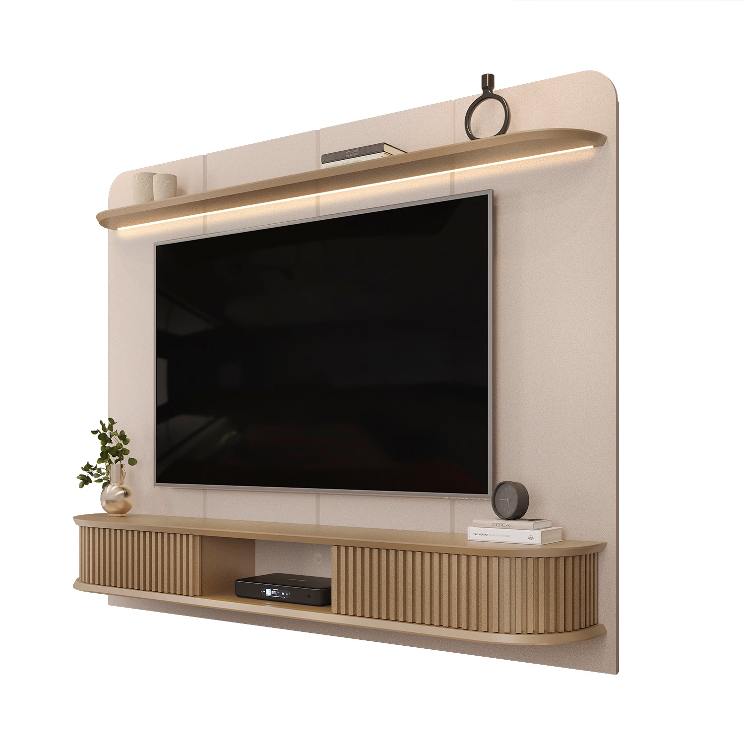 Panel De Tv Cami 215X169X38 Perla Champana