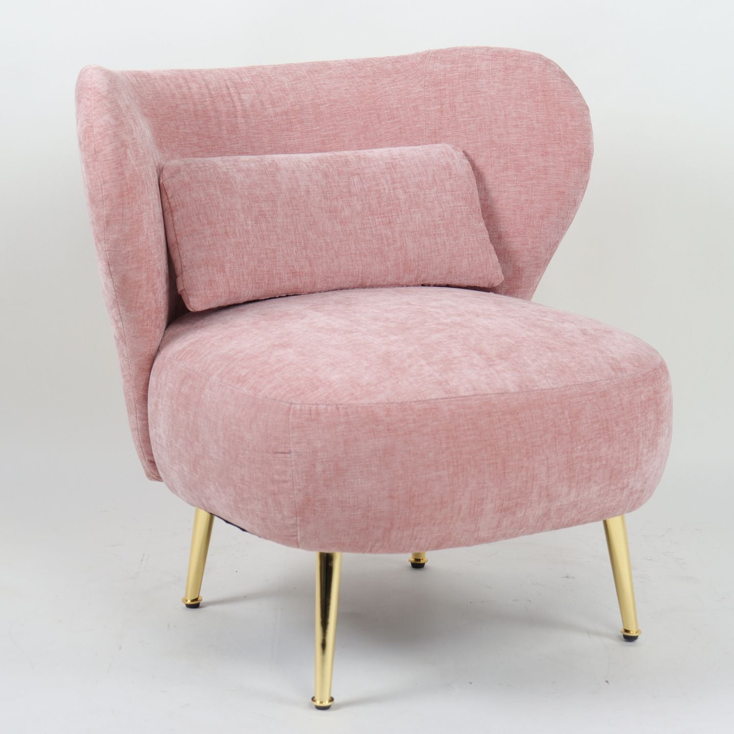 Poltrona Tasha Chenille Rosa