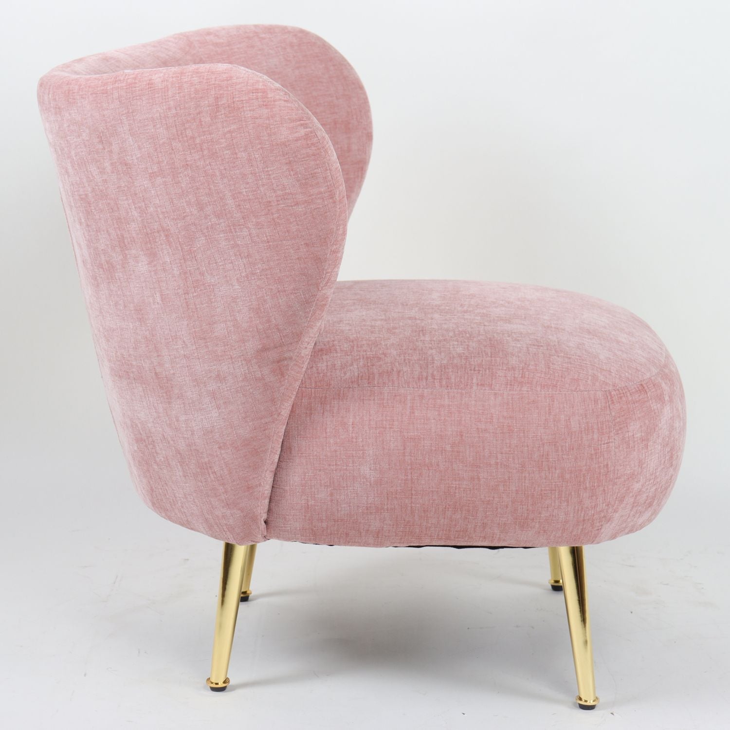 Poltrona Tasha Chenille Rosa