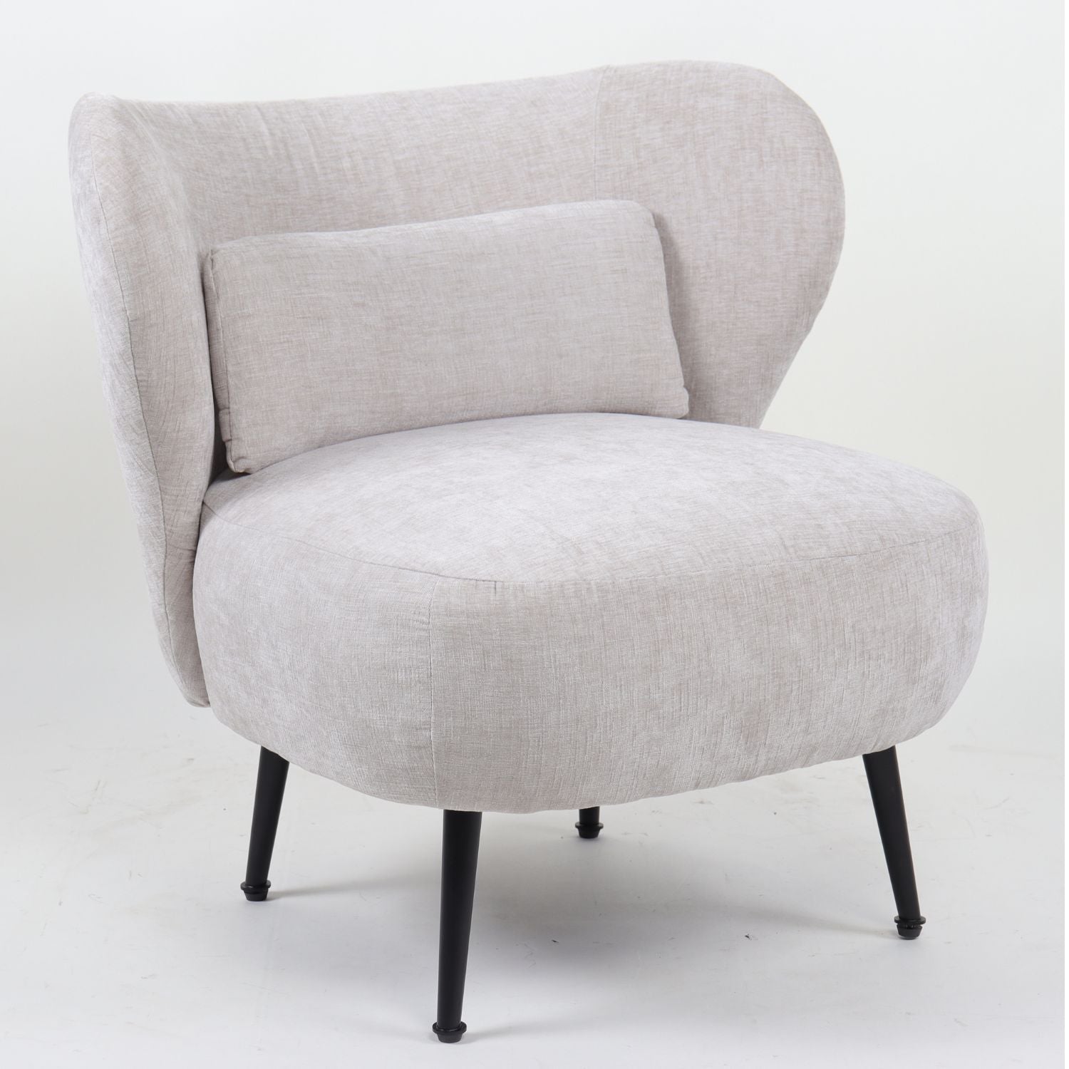 Poltrona Tasha Chenille Plata