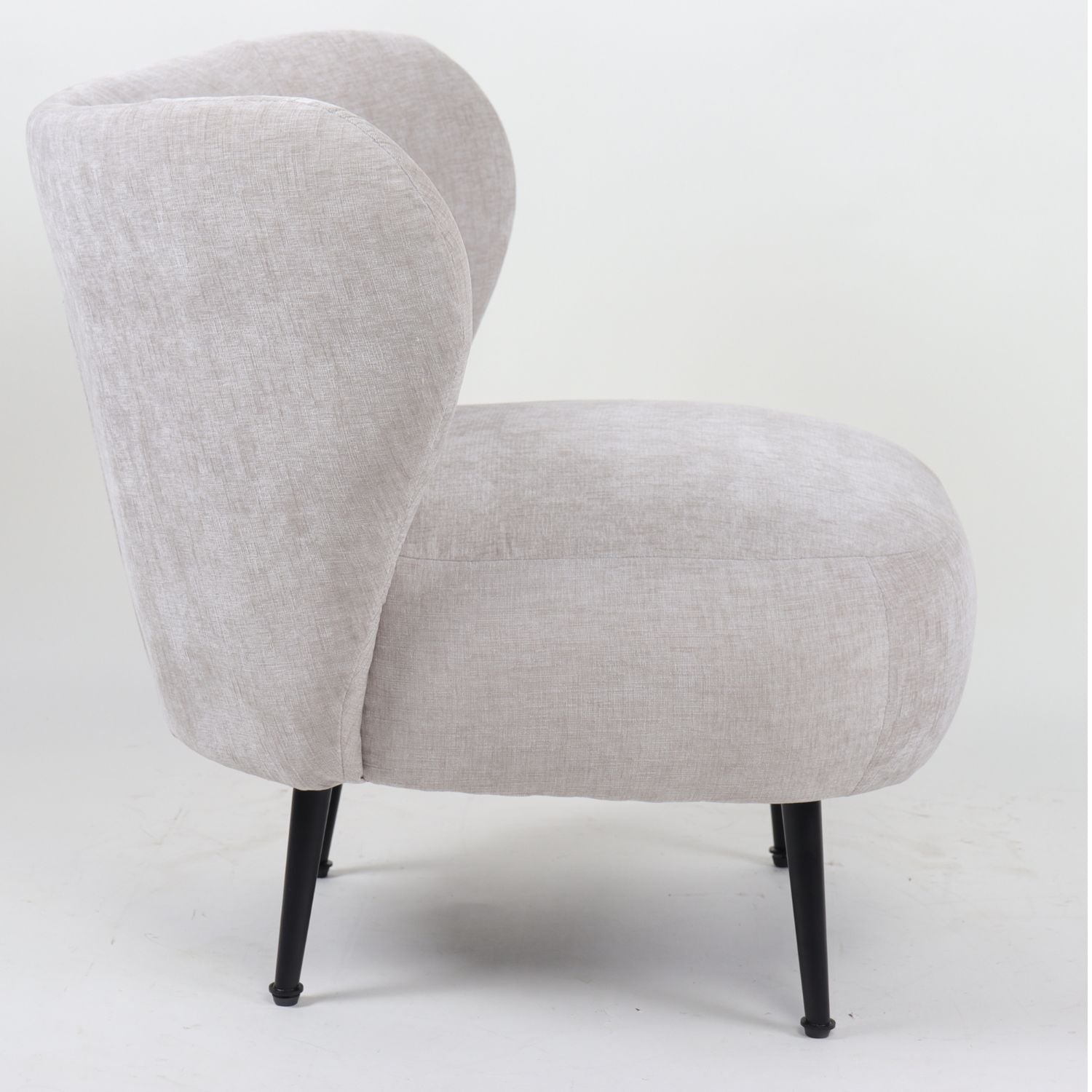 Poltrona Tasha Chenille Plata