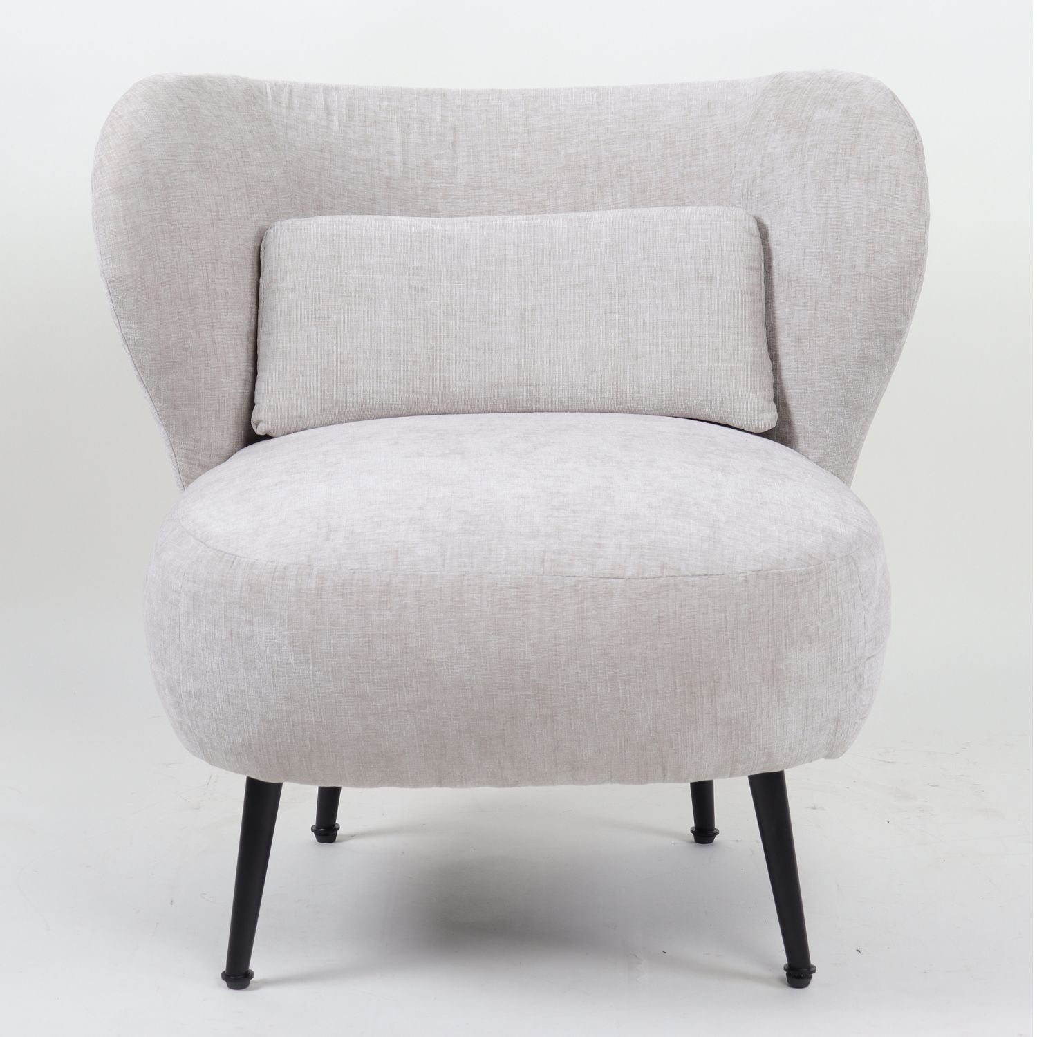 Poltrona Tasha Chenille Plata