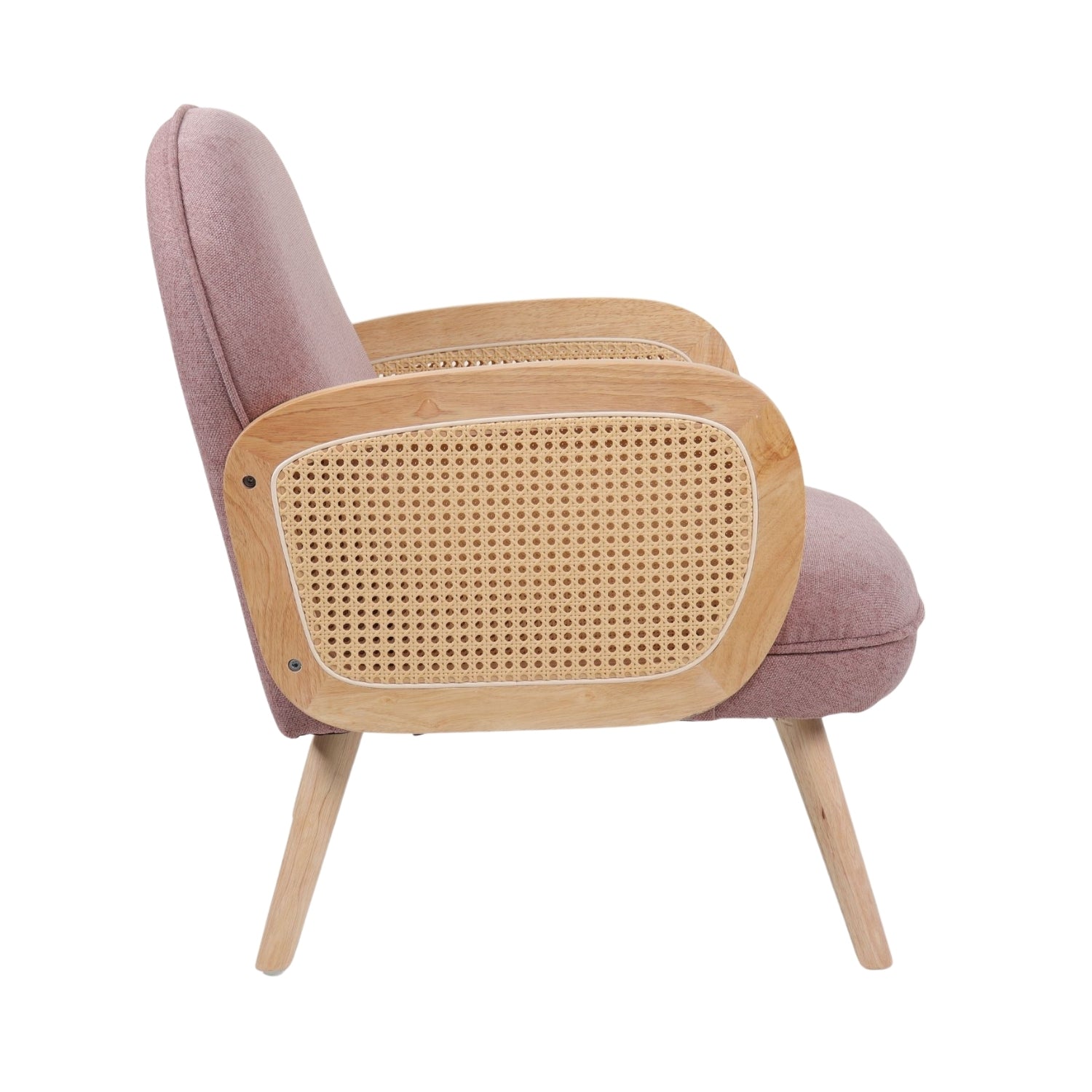 Poltrona Bali Lino Rosa