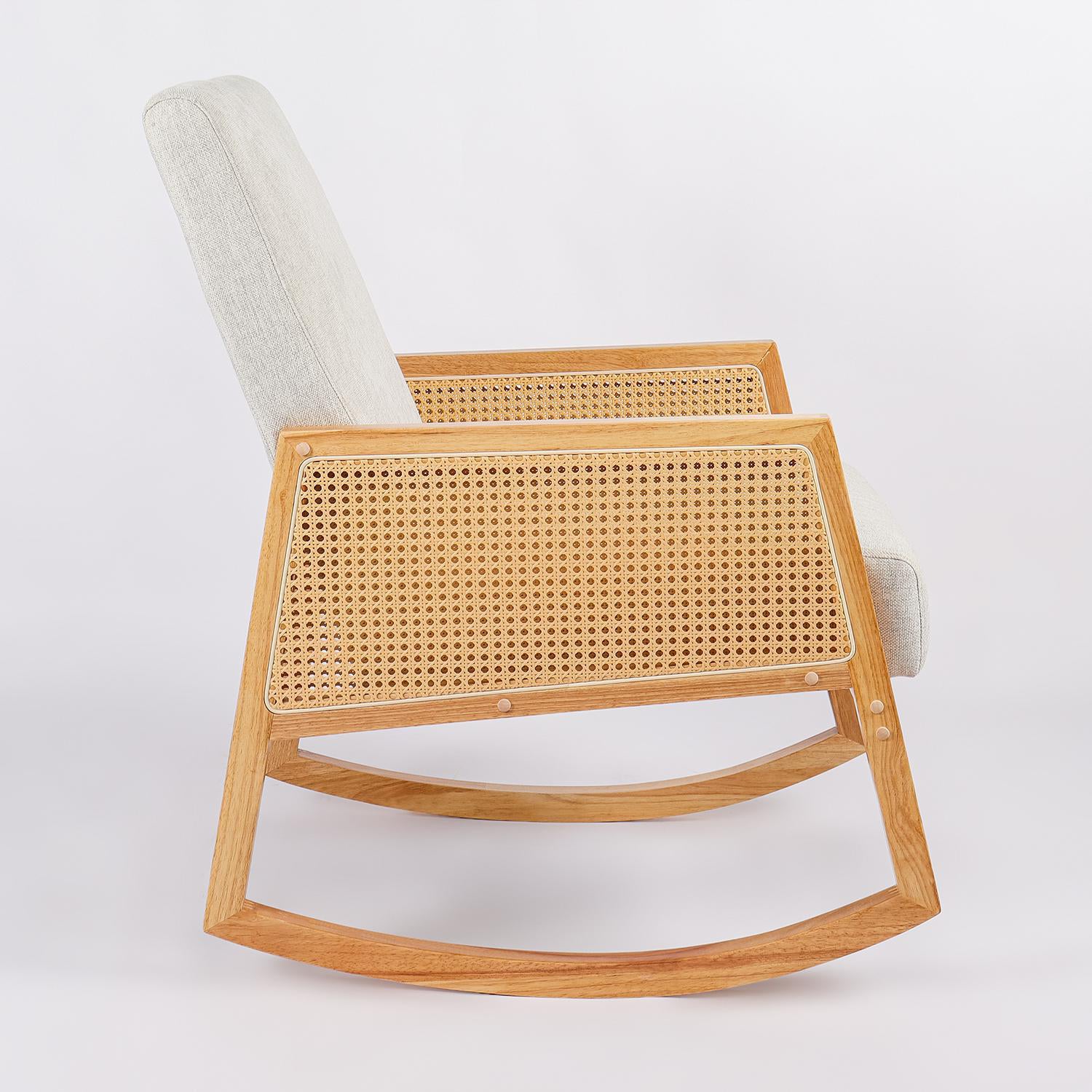 Mecedora Bari Lino Beige
