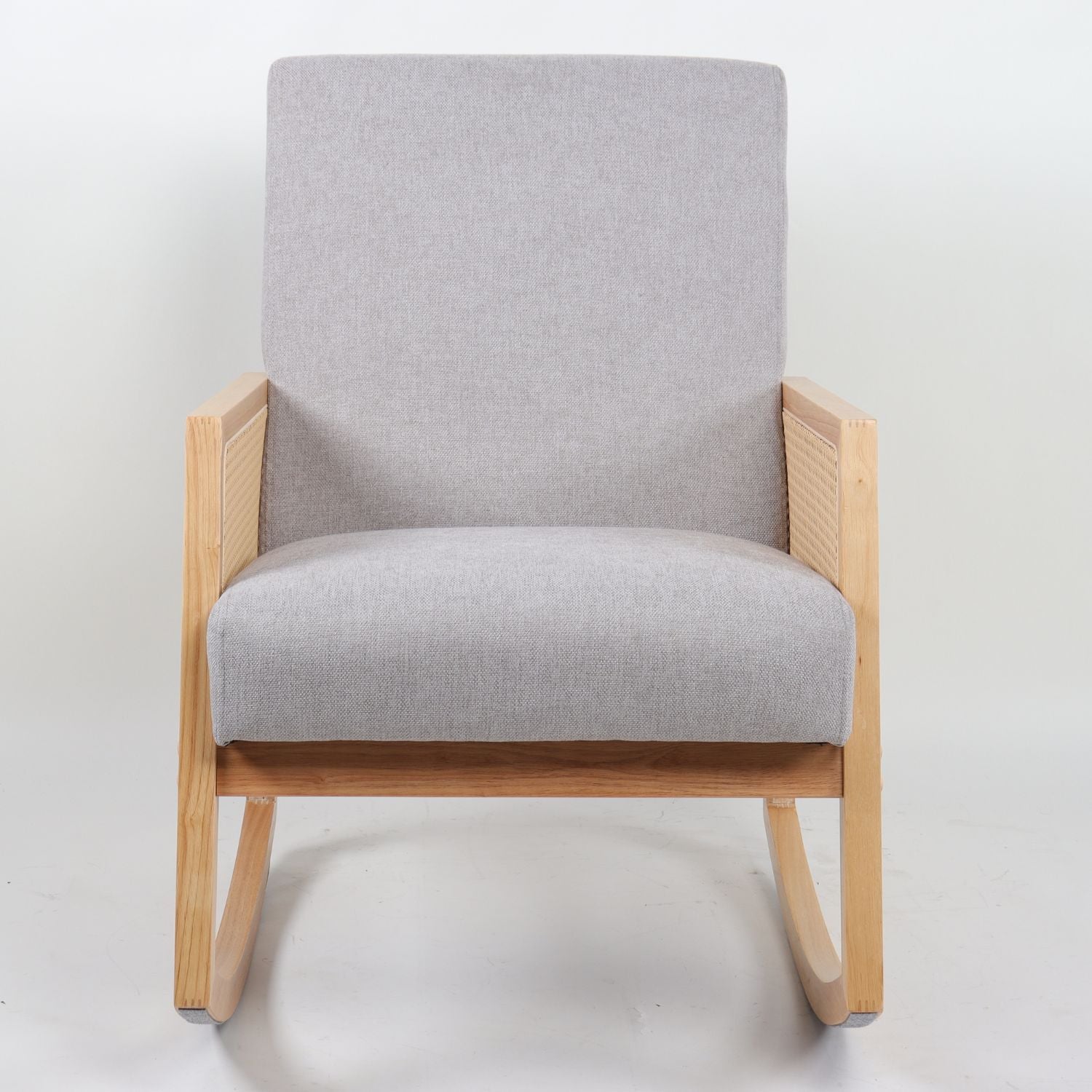 Poltrona Mecedora Bari Lino Beige