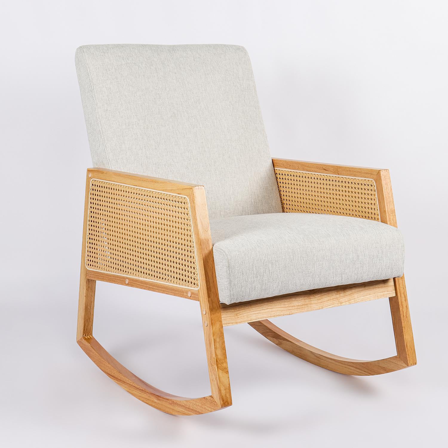 Mecedora Bari Lino Beige