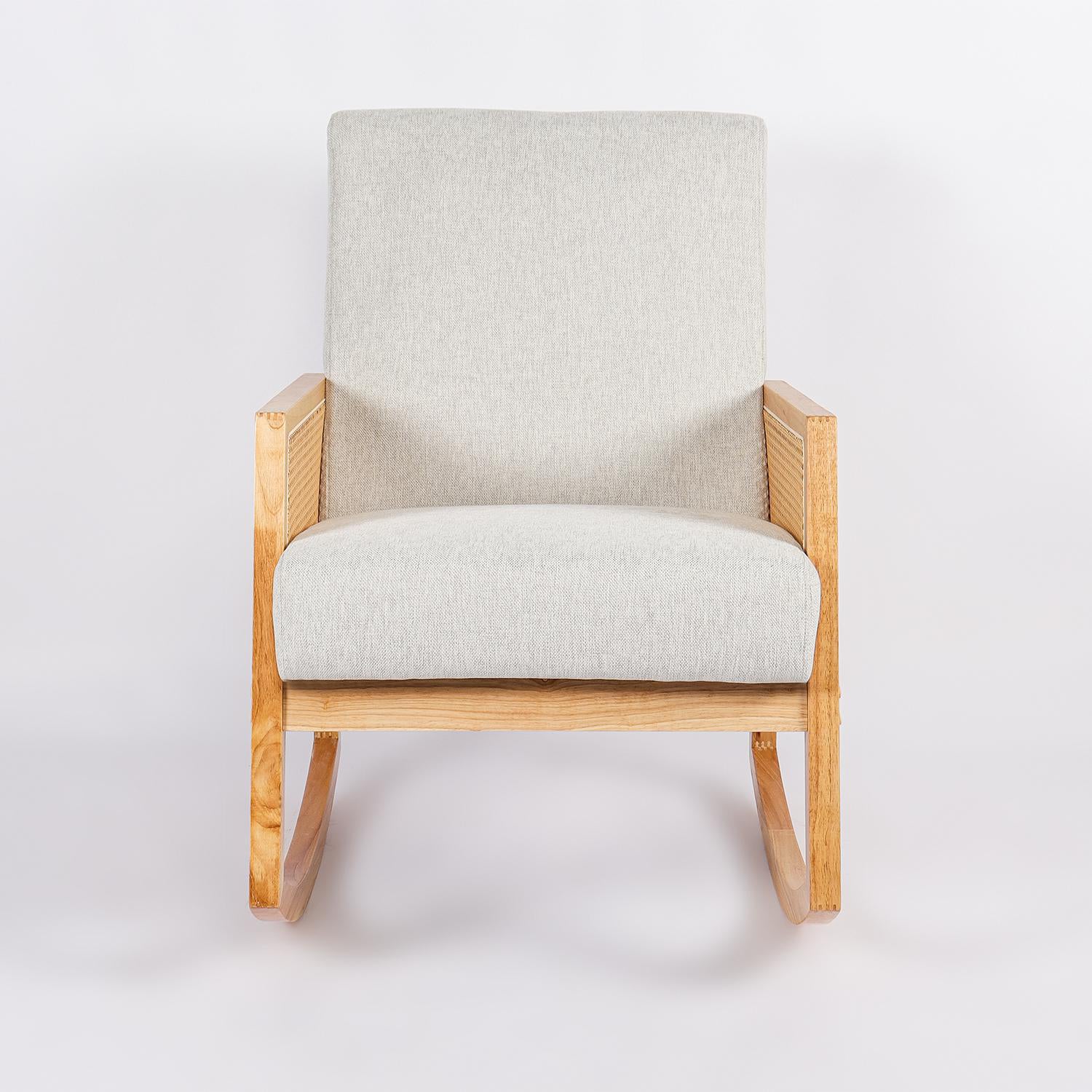 Mecedora Bari Lino Beige