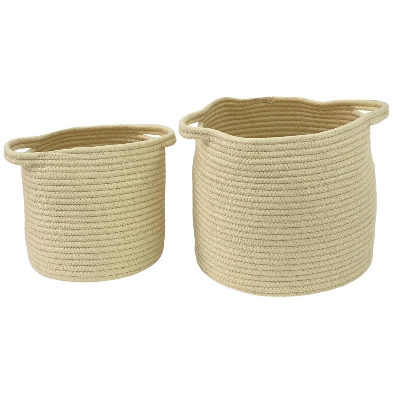 Canastos 25X27Cm Beige Setx2