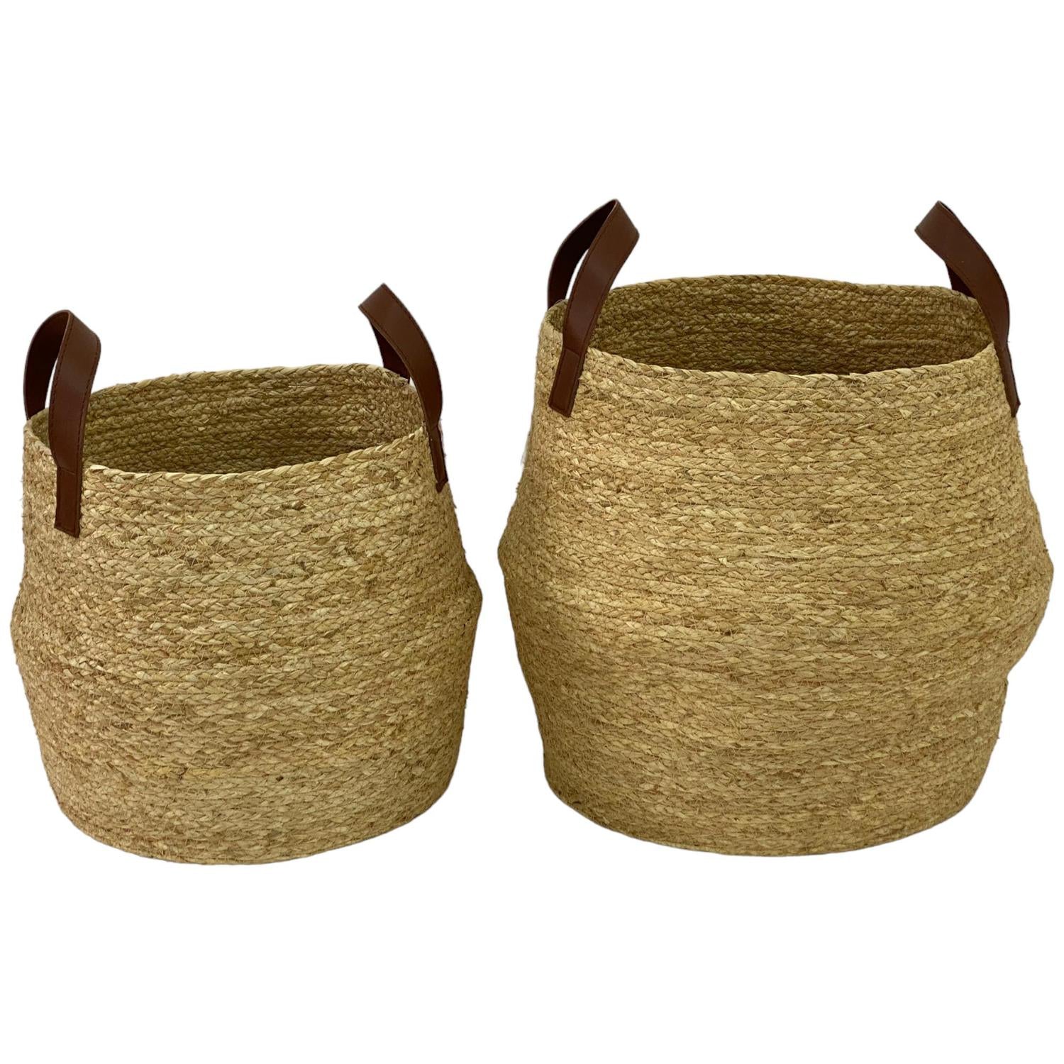 Canastos 38X37Cm Natural Setx2
