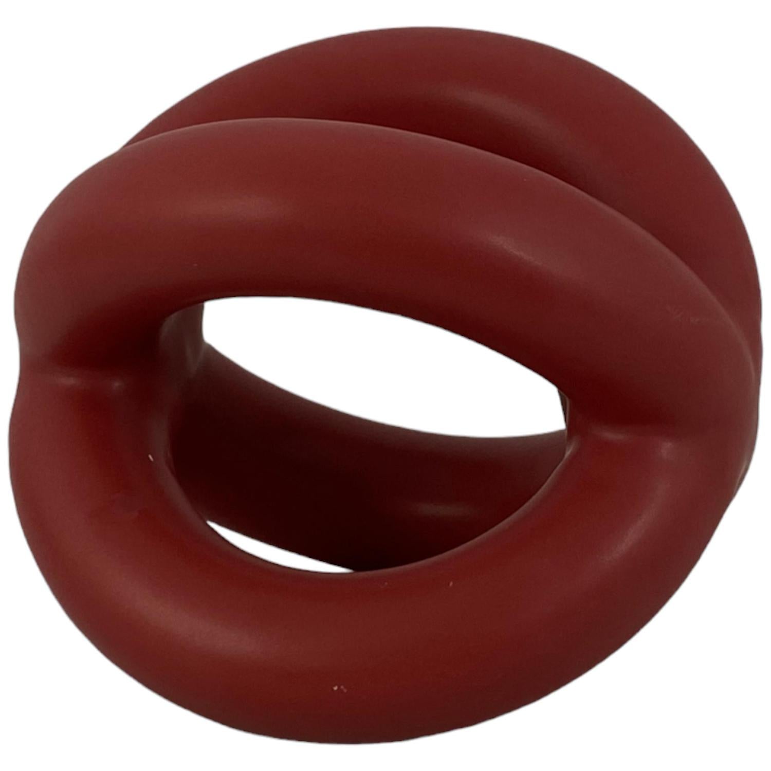 Figura 15X15Cm Rojo Vino Esfera F241