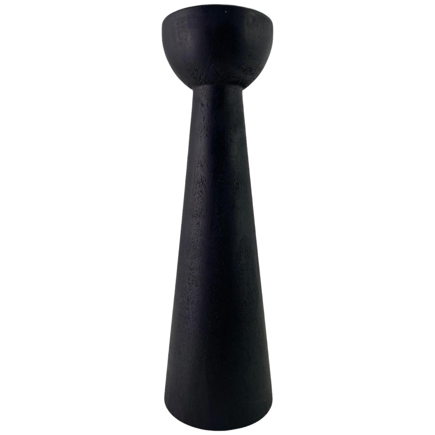 Candelabro 9X29Cm Negro F241