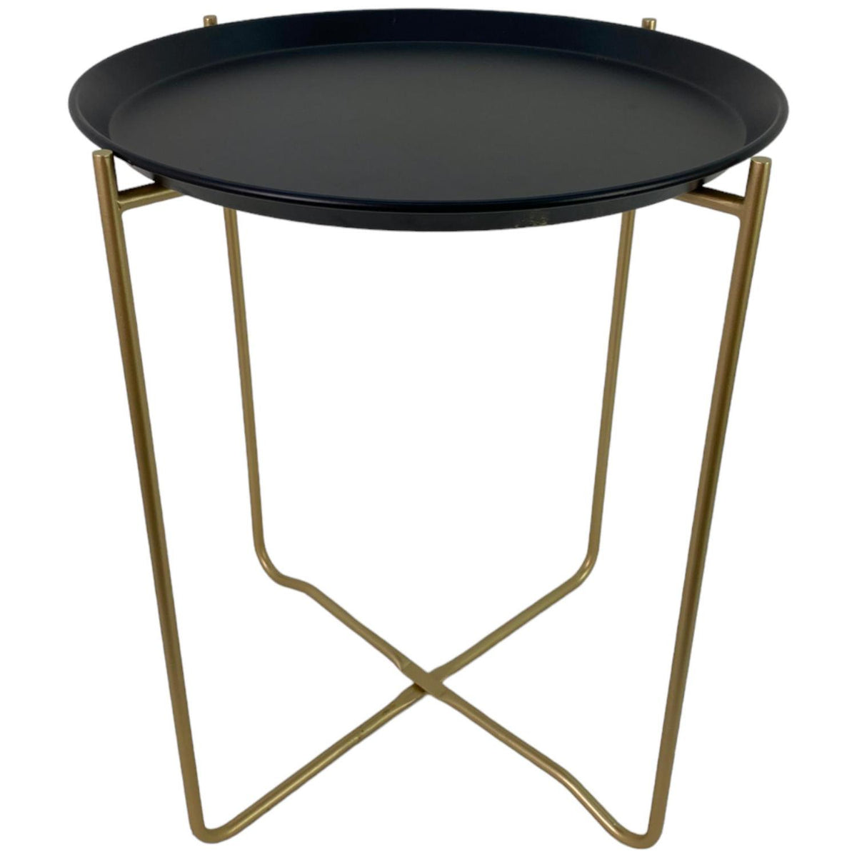 Mesa Auxiliar Yoko 38X48Cm Negro F241