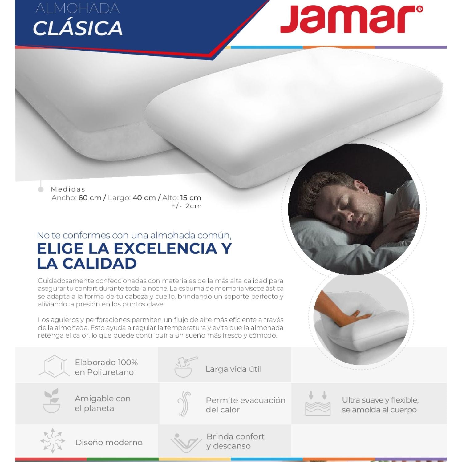 Almohada Viscoelástica Clásica