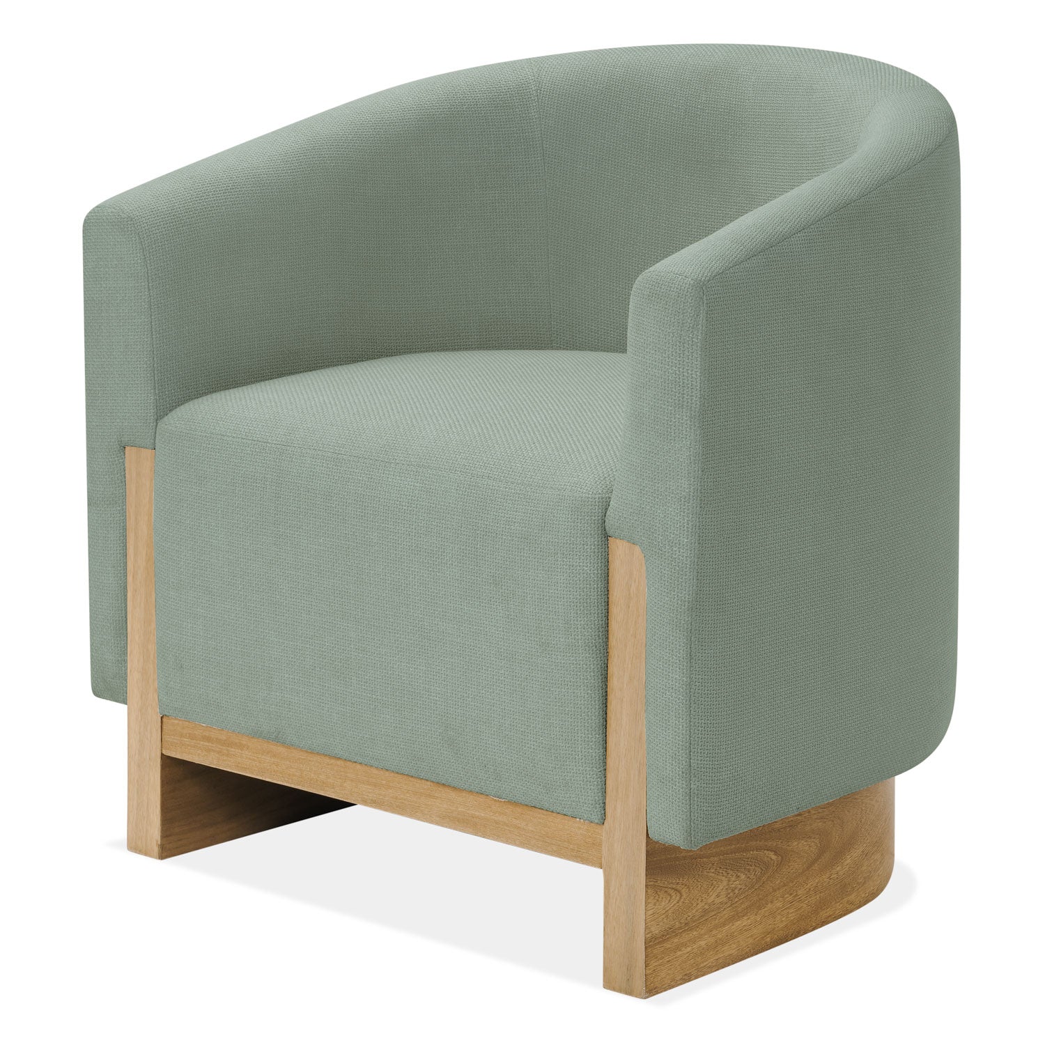 Poltrona Capri Lino Menta, Natural