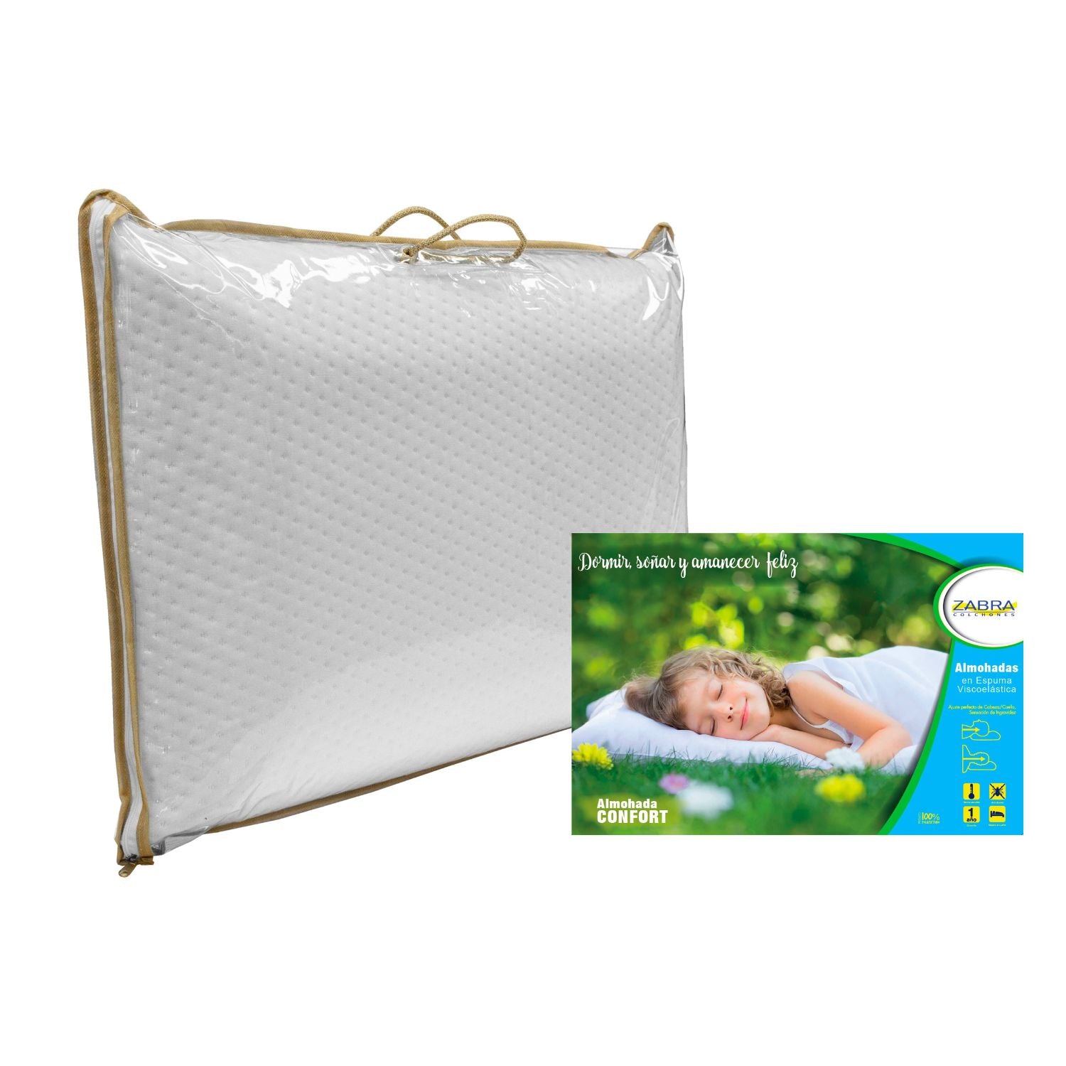 Almohada Viscoelastica Confort