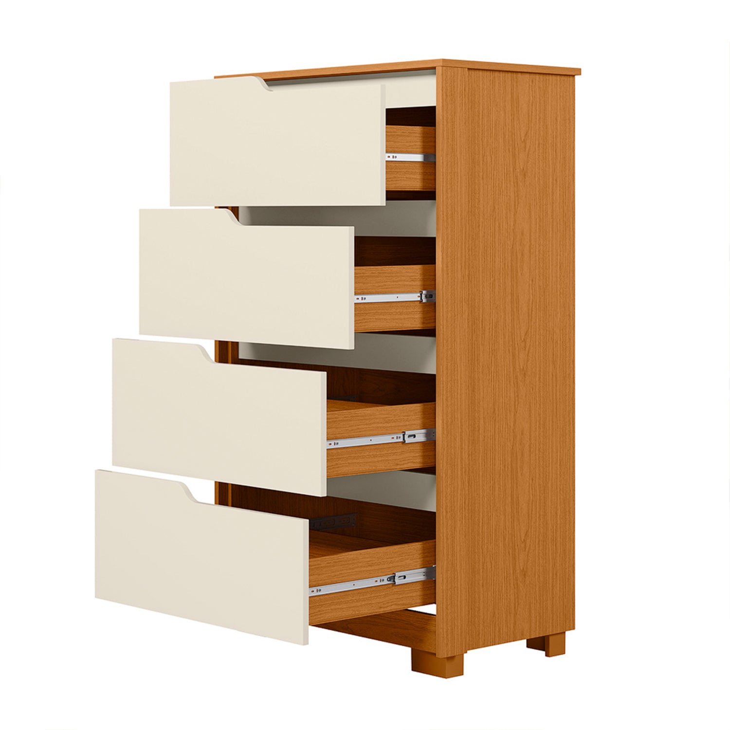 Cómoda Alabama Off White, Natural