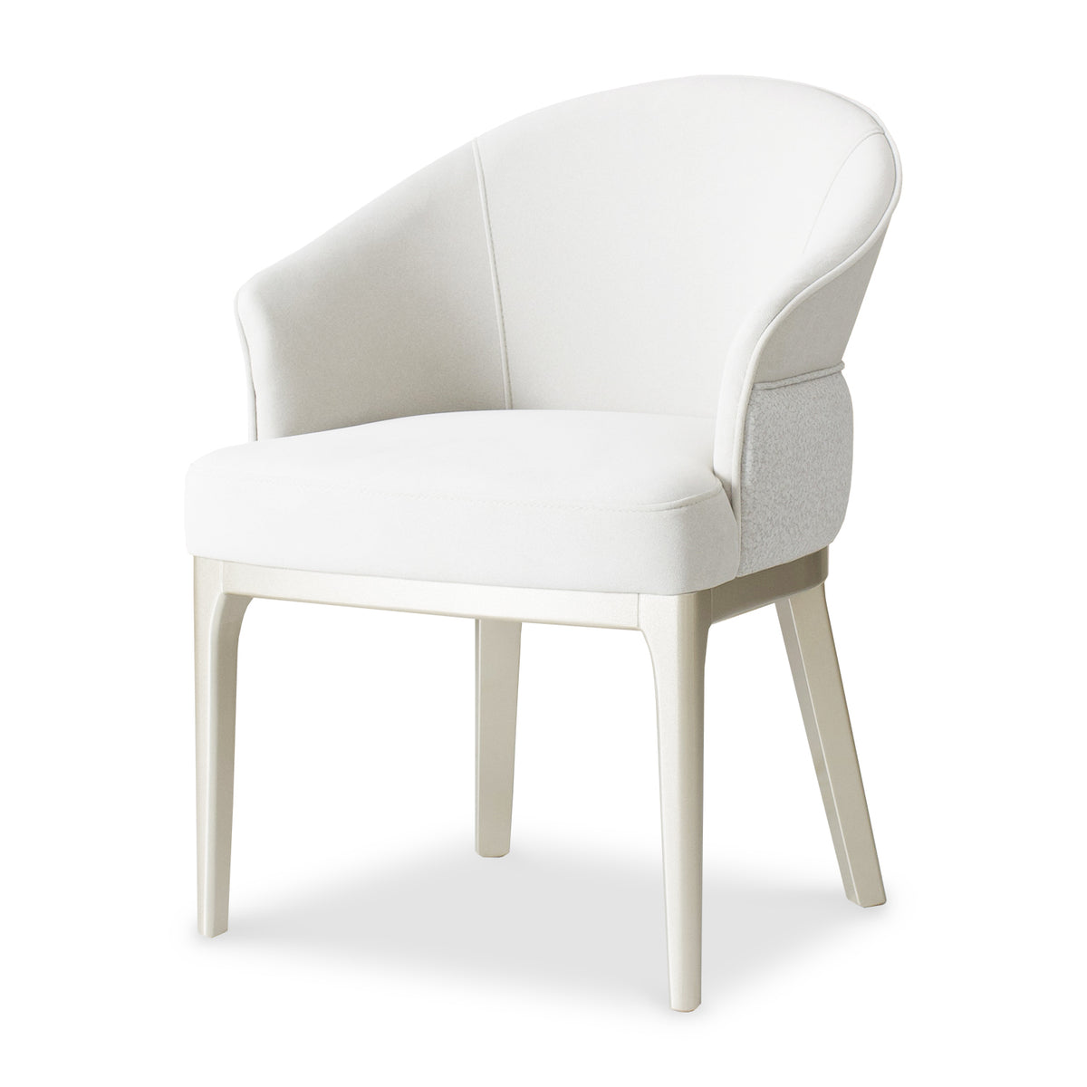 Comedor 6 Puestos Toscana Velvet Siena Marfil, Champaña, Off White