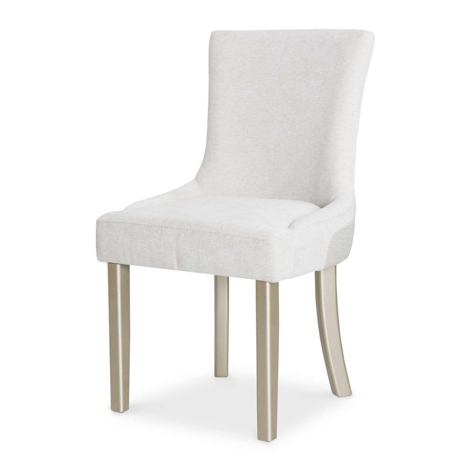 Comedor 4 Puestos Firence Lino Touch Almendra, Verona Beige, Champaña, Off White