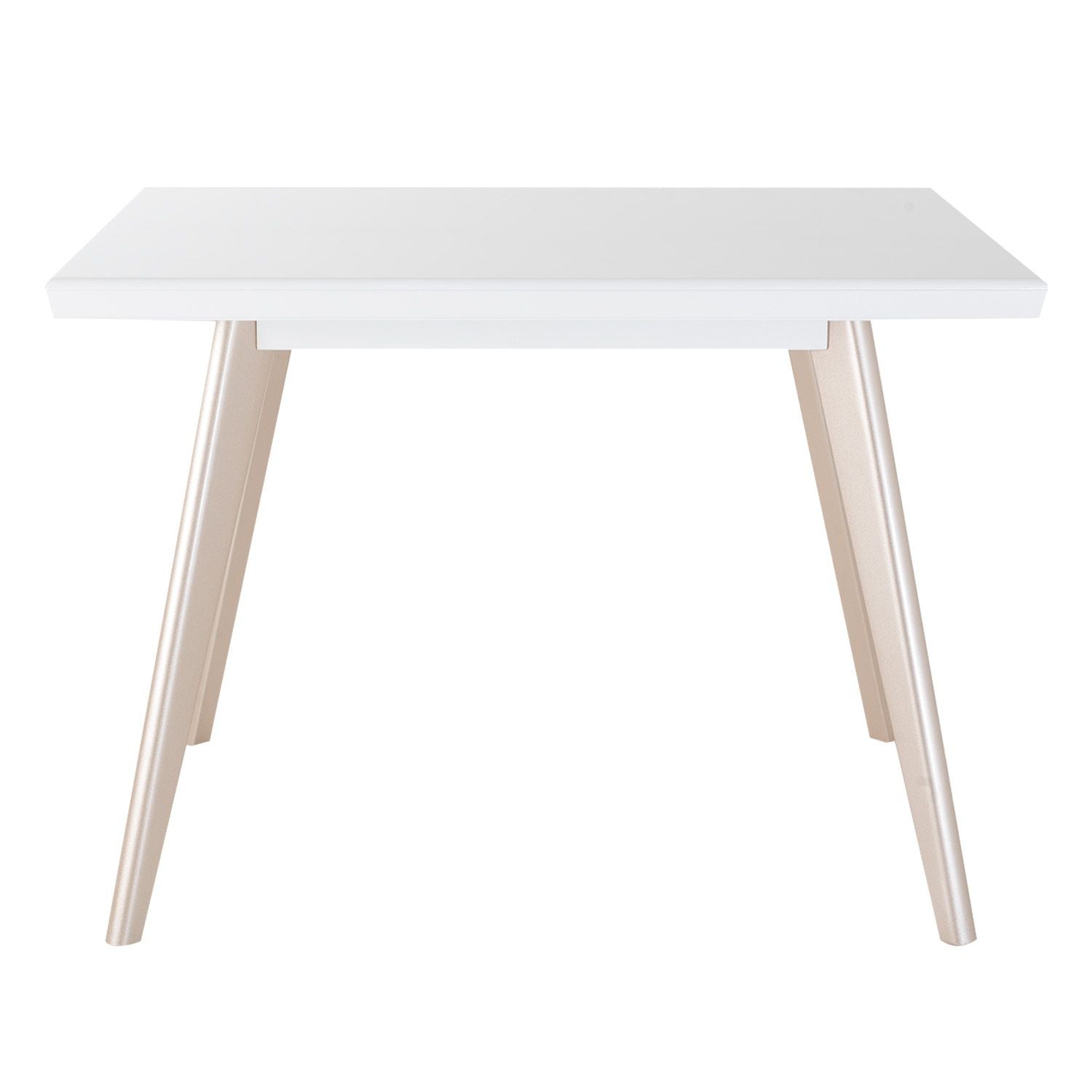 Comedor 4 Puestos Bruno Eurolino Blanco, Champaña