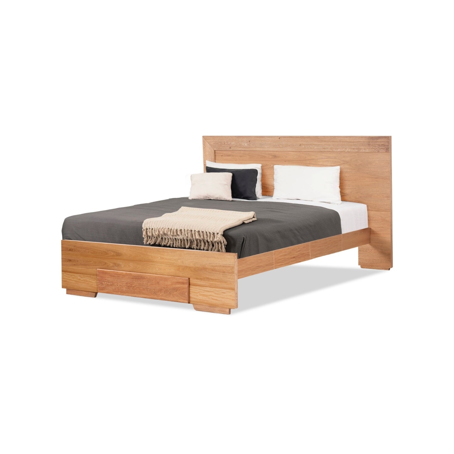 Cama Doble Oslo Natural