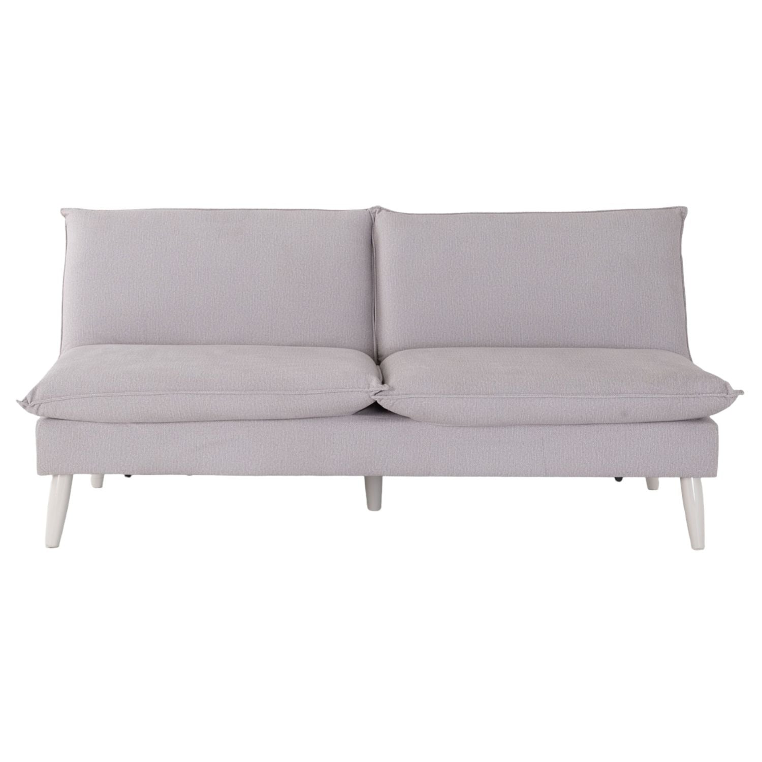 Sofá Cama Albi Velvet Chalet Taupe, Off White