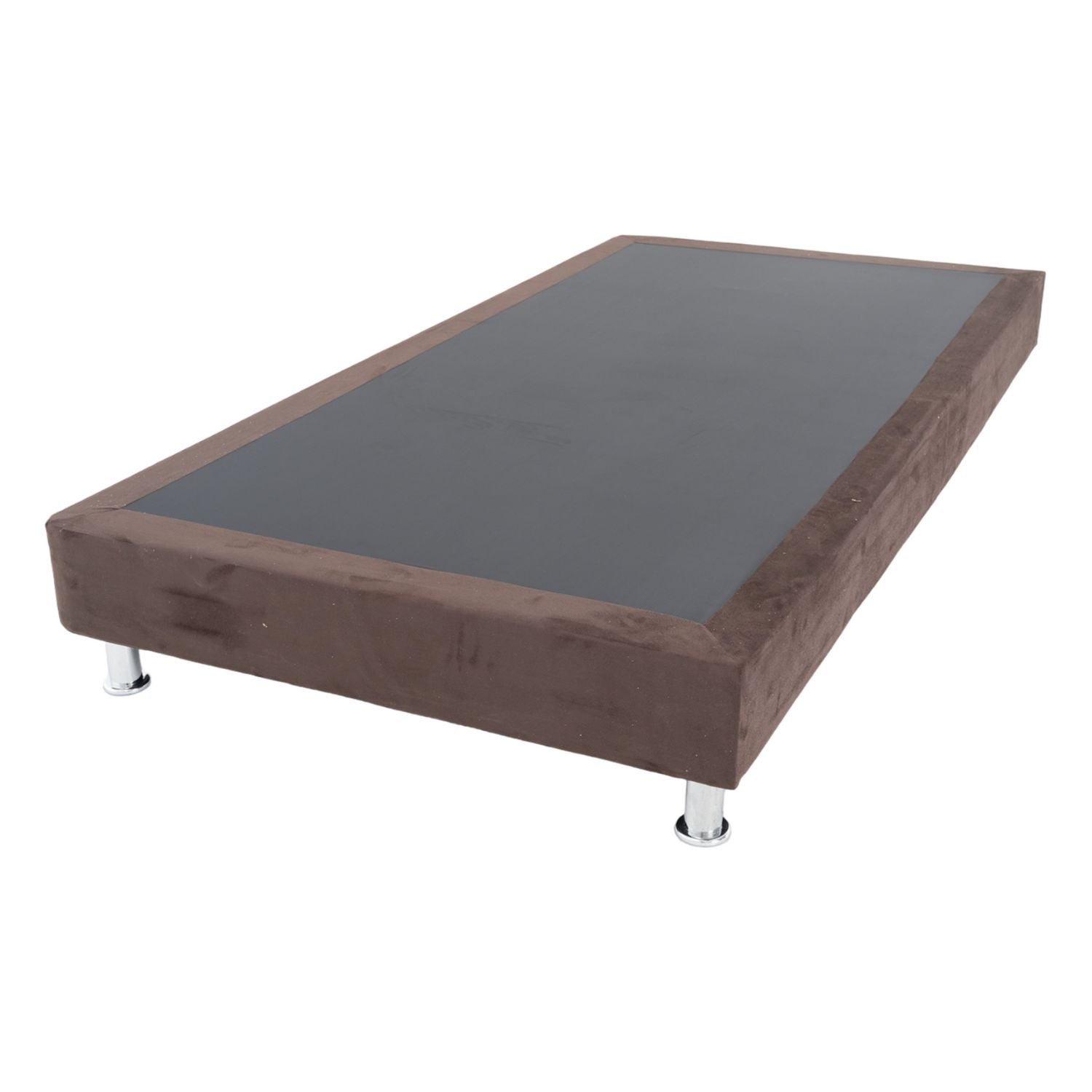 Base Cama King Napoli Microfibra Café Par